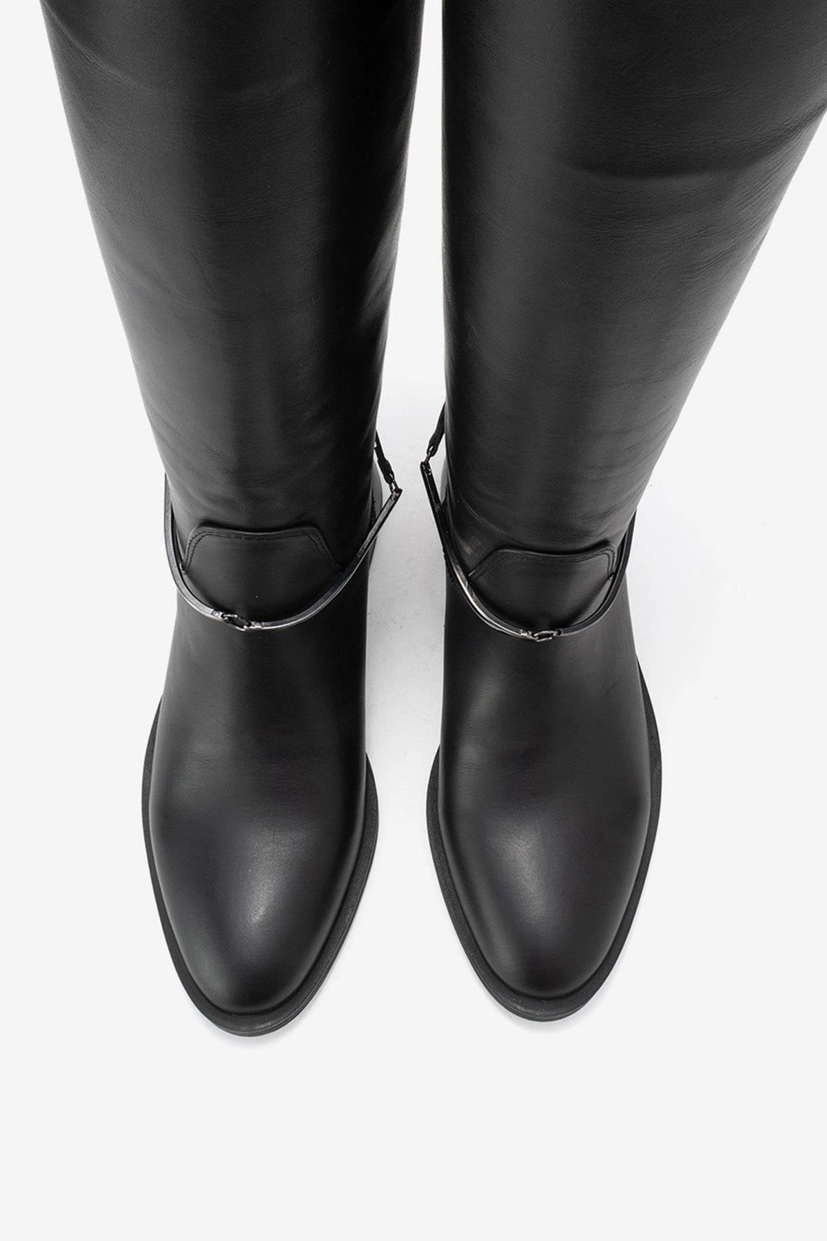 Forever & Always Womens Ansel Leather Riding Boot