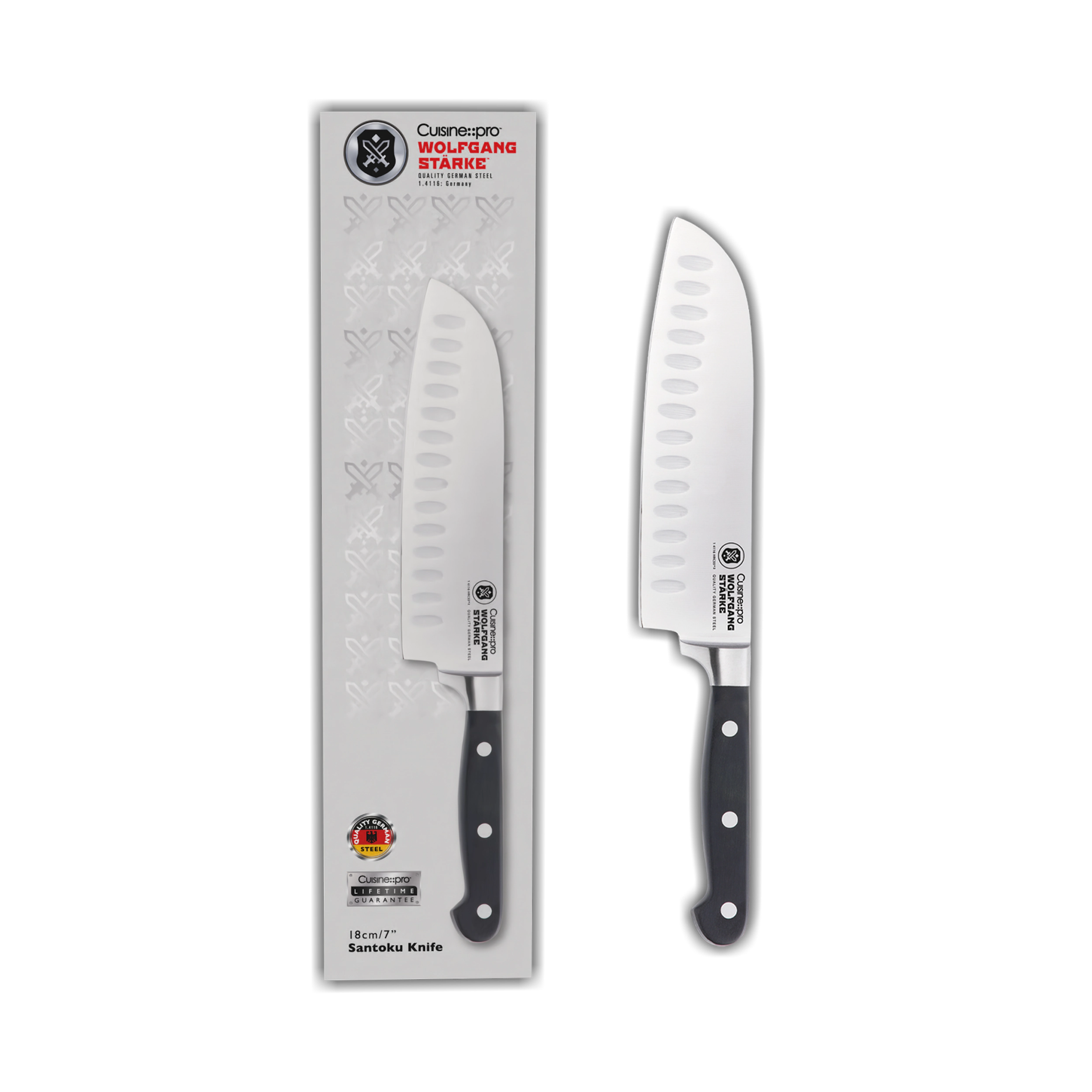 Cuisine::pro® WOLFGANG STARKE Santoku Knife 7"
