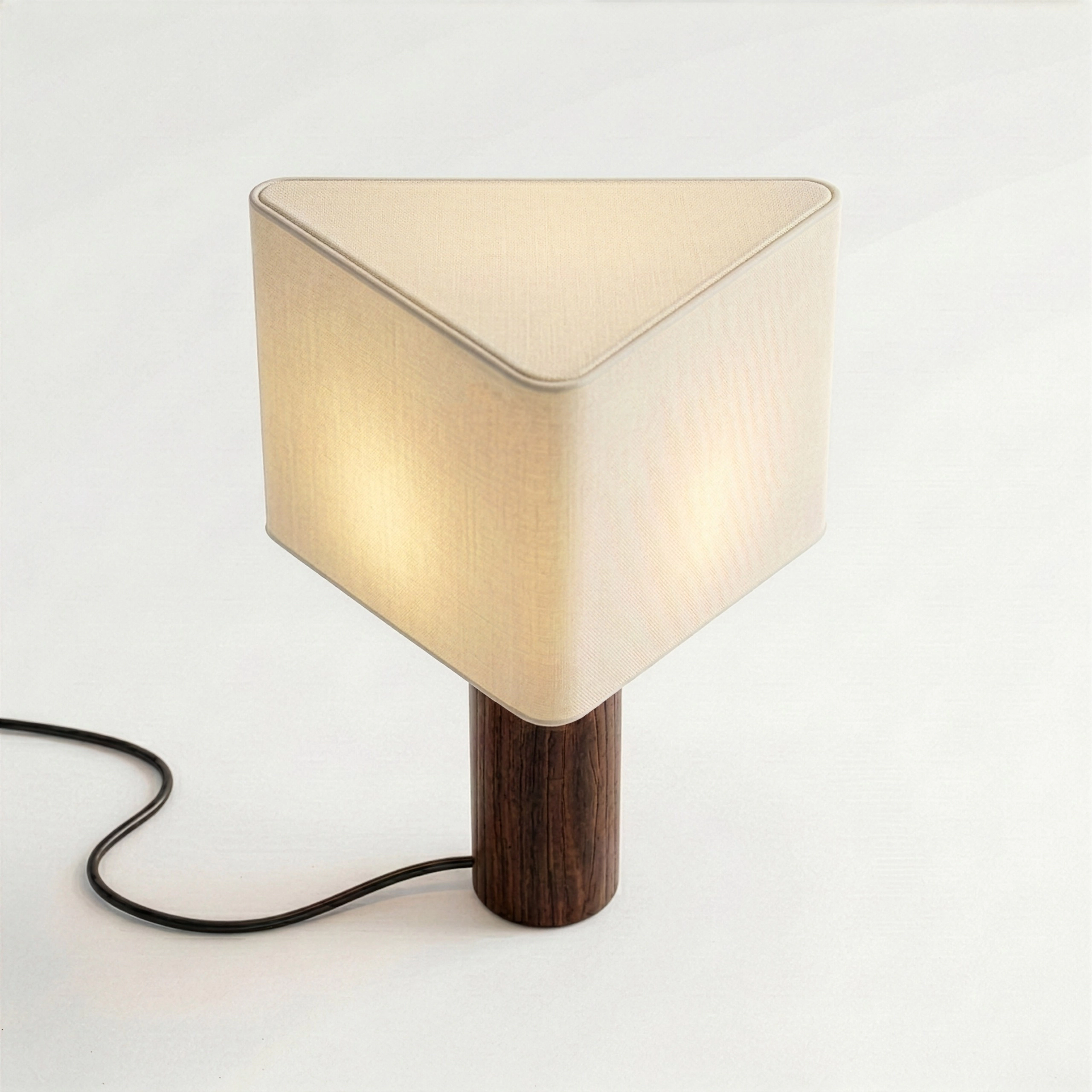 Brightech Koa Wood LED Table Lamp