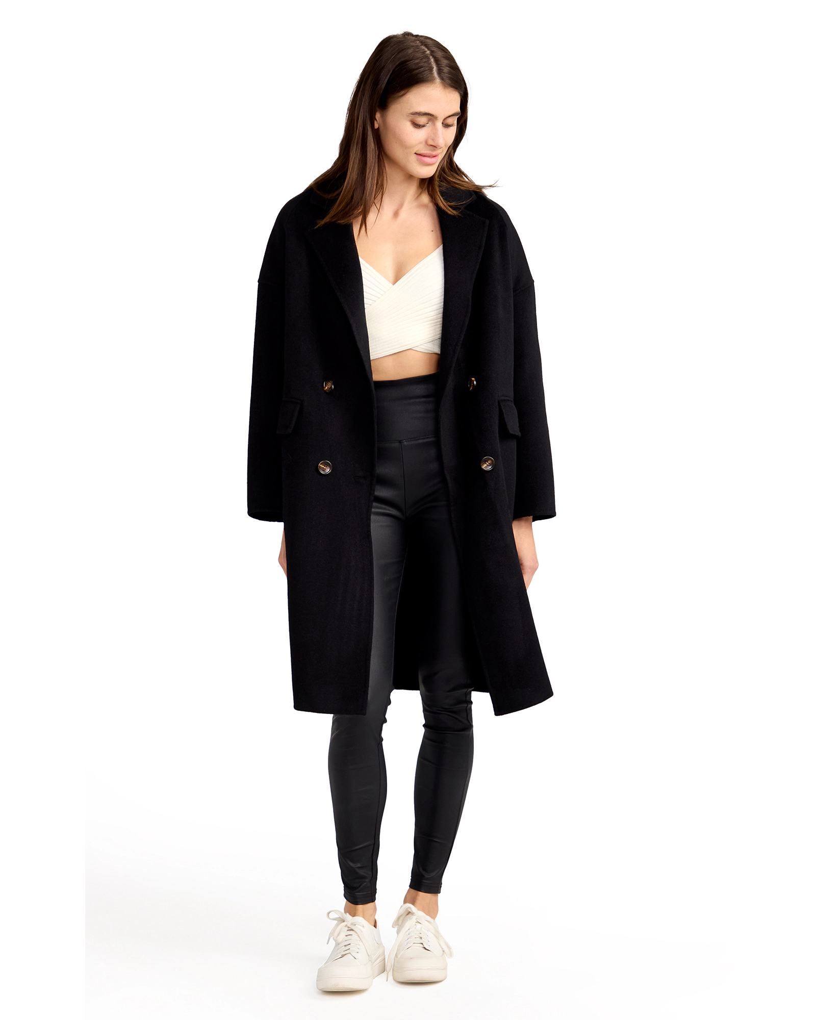 Belle & Bloom Womens Amnesia Wool Blend Oversized Coat