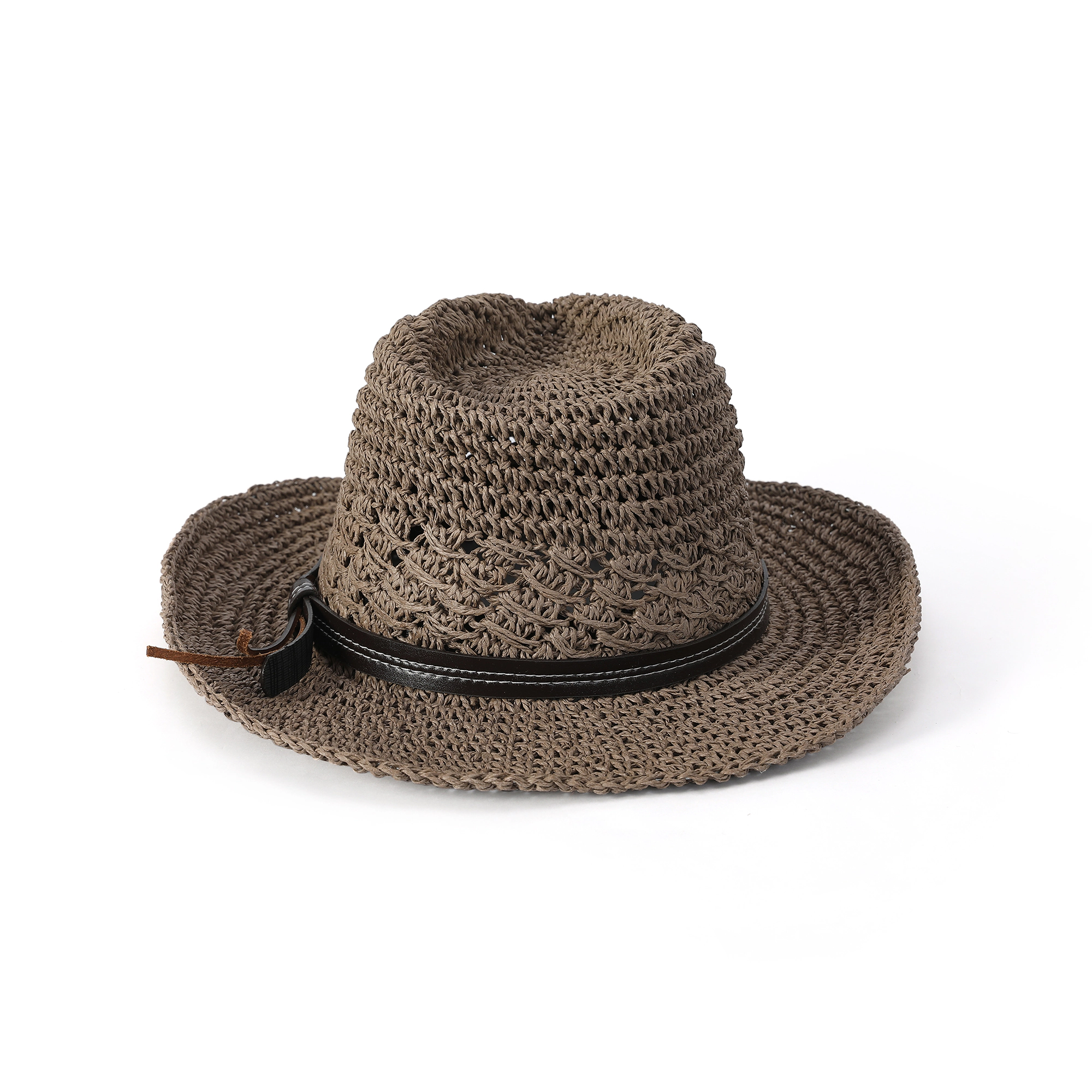 Lakota Straw Cowgirl Western Hat - 100% Paper Straw, Open Weave Crown, UPF 50+