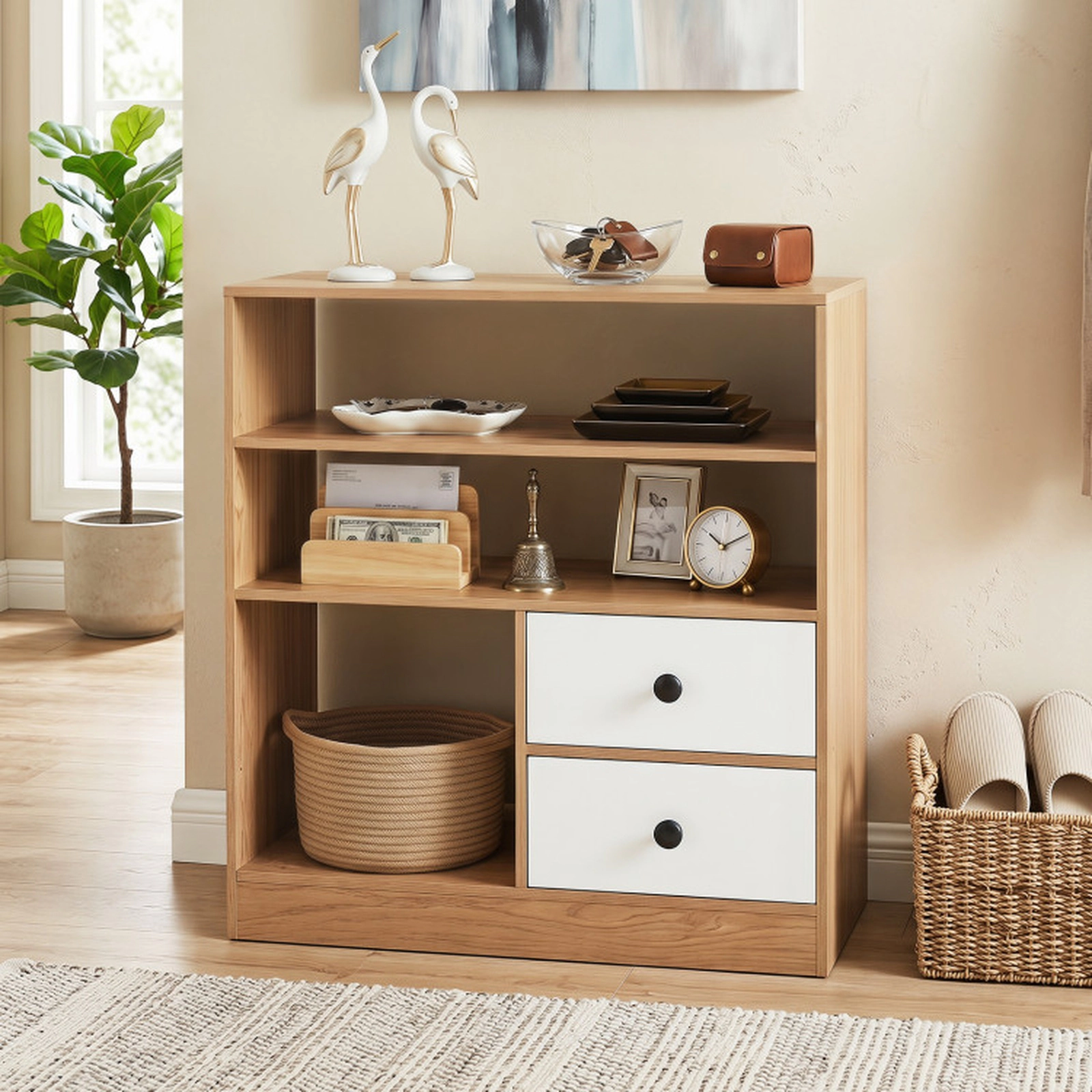 SUGIFT Open Storage Cabinet