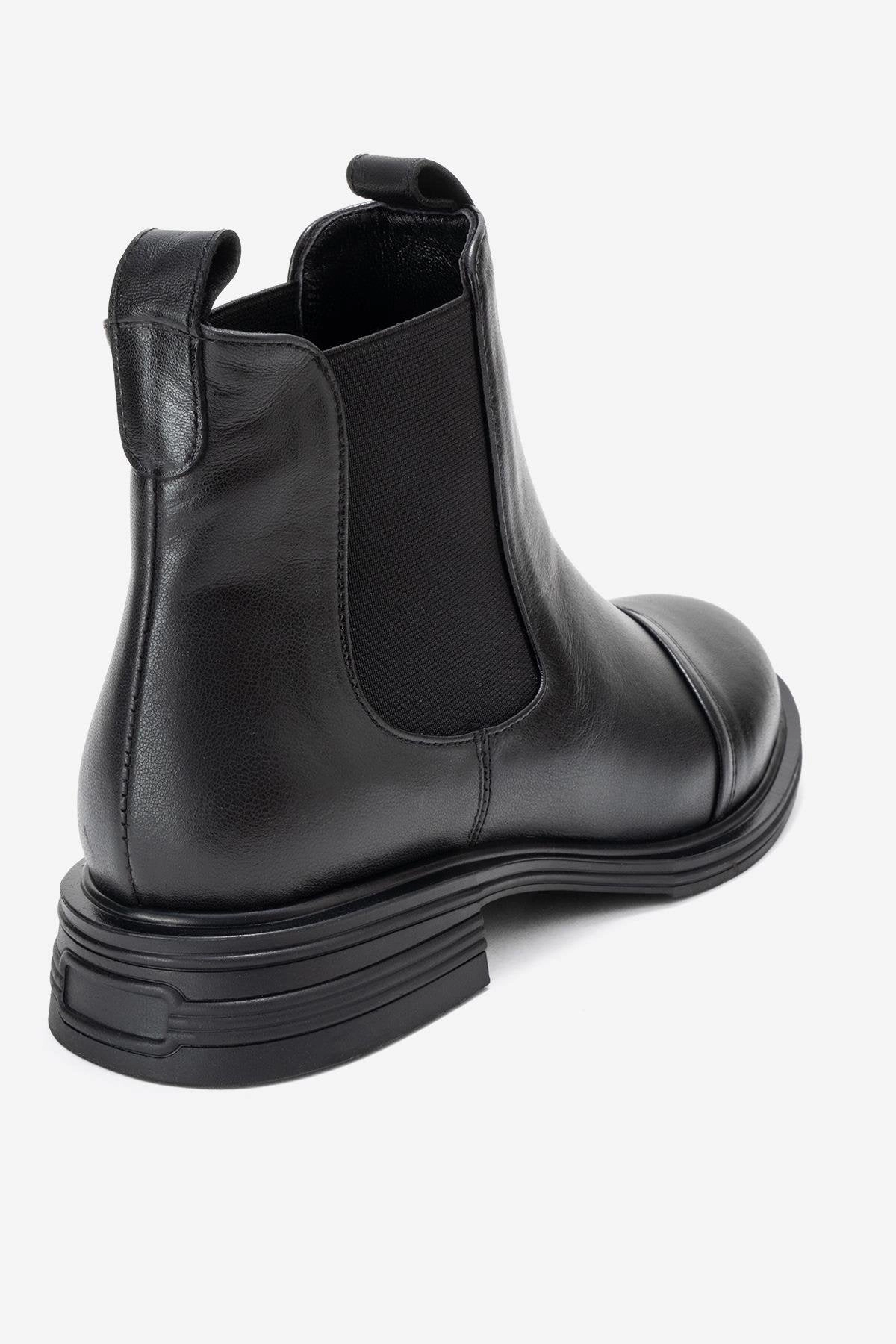Forever & Always Womens Sidney Leather Buckled Chelsea Boots