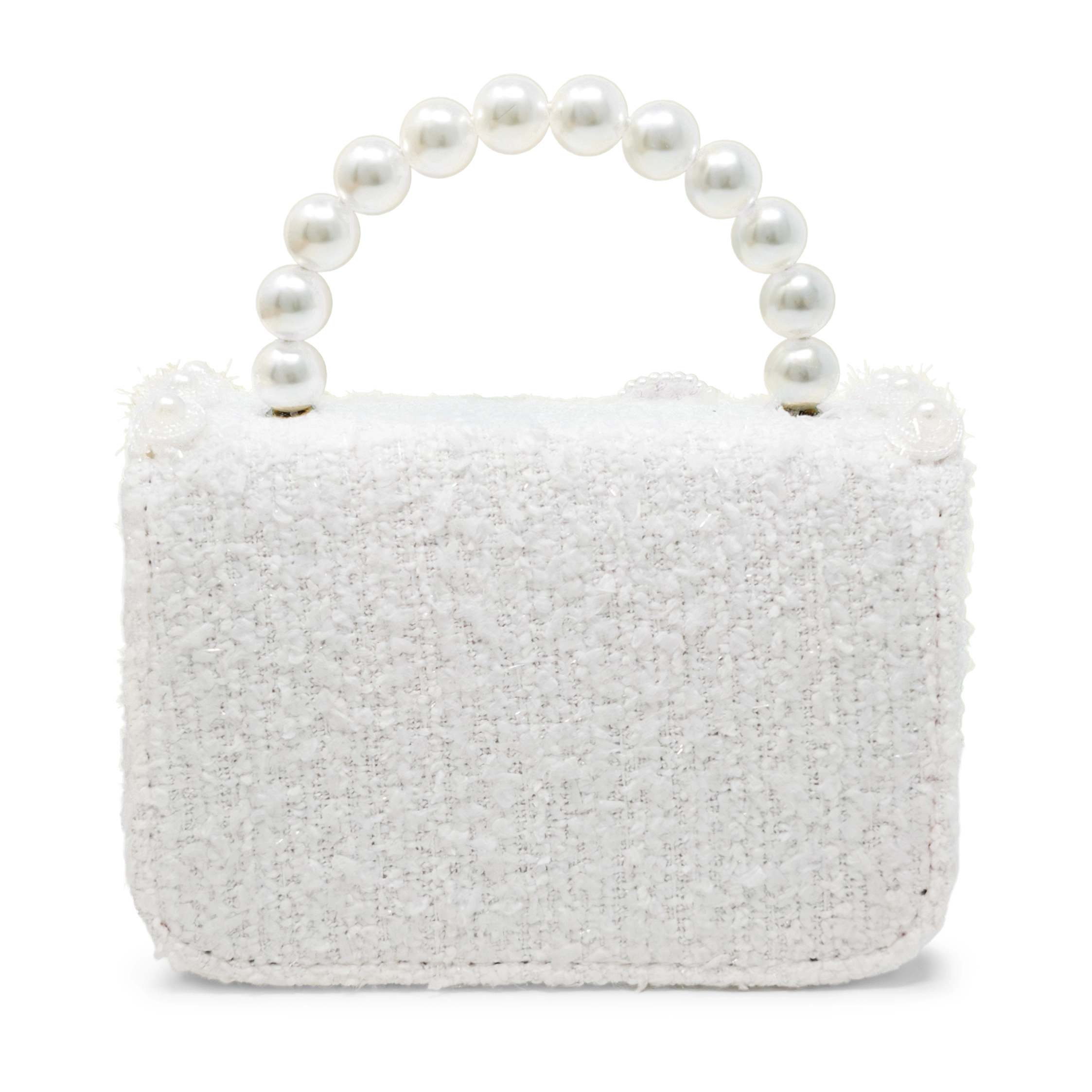 Puttisu Kids Royal Camellia Tweed Handbag