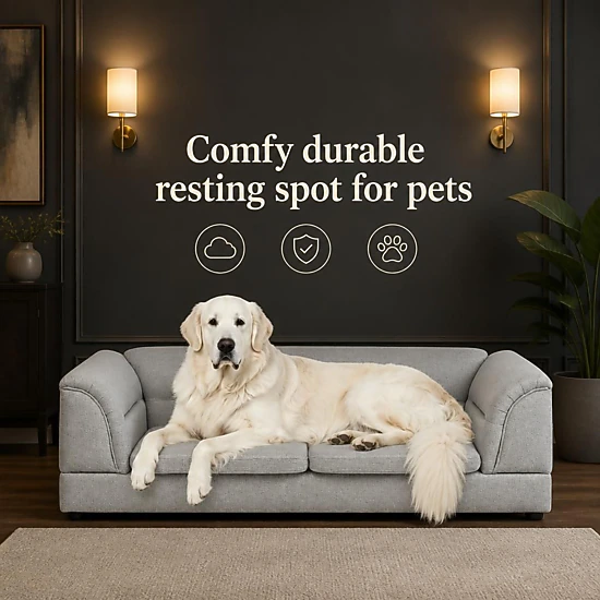 GOODSILO Supportive Foam Pet Bed Orthopedic Sleeping Cushion