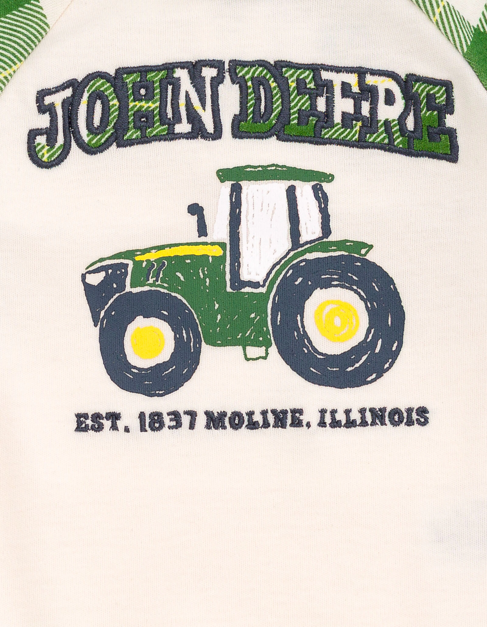 John Deere Baby Boys' 3-Pack Long Sleeve Bodysuits