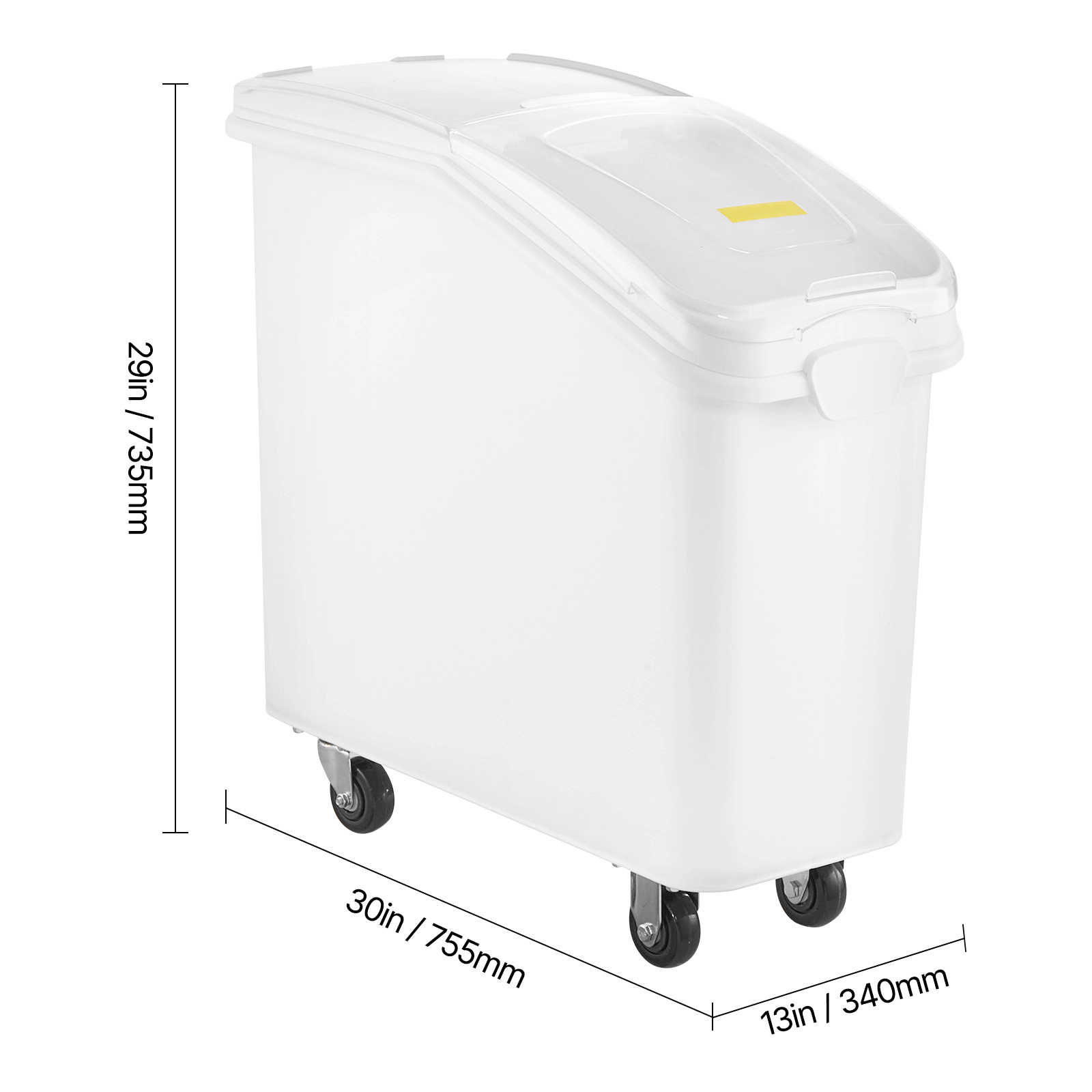 HONGGE Rice Storage Container / Large Dog Food Dispenser Bin Kitchen Ingredient Grain Cereal Flour Bin Pet food