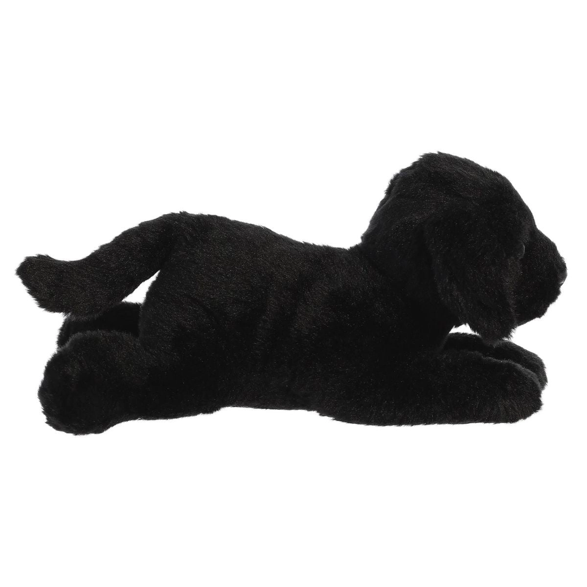 Aurora Flopsie Blackie the Black Labrador 12-Inch Stuffed Animal Plush