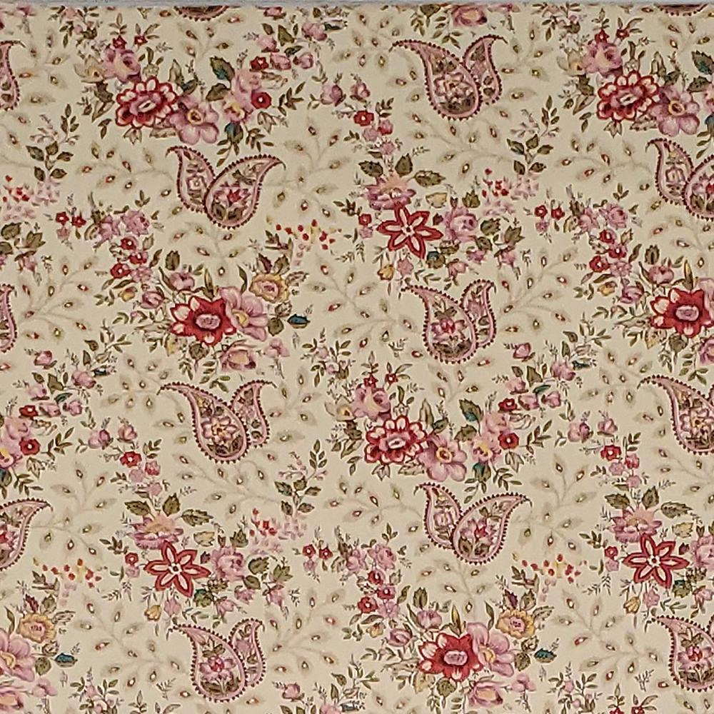 RLF Home Loulia Provance 3" Rod Pocket Lining Luxurious and Elegant Window Treatment Valance 50" x 15" Cream
