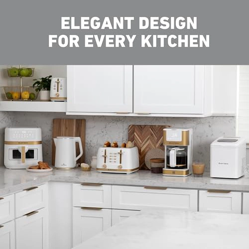 WEST BEND 4-Slice Toaster White and Gold