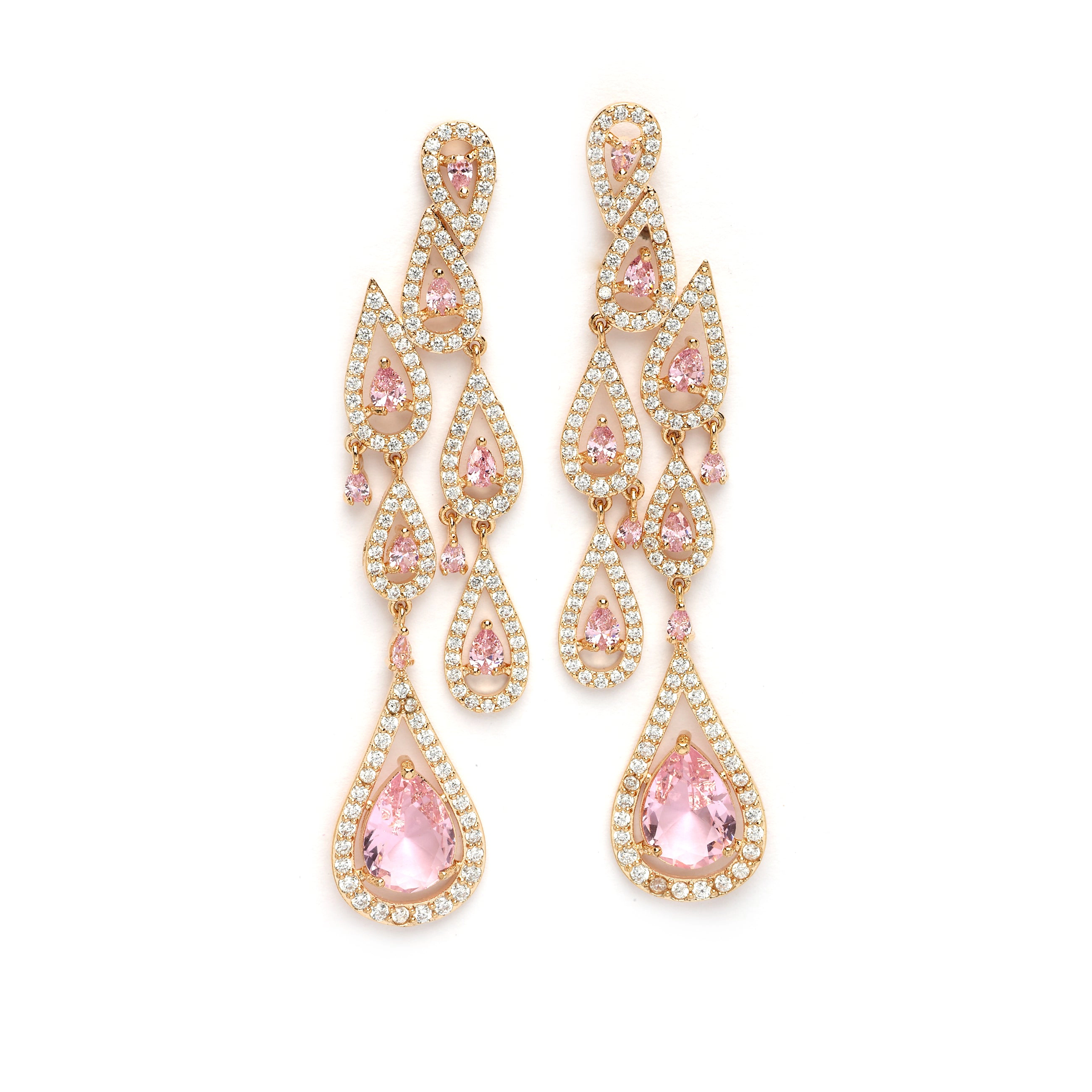 AGP PARIS Womens Diva Raindrop Dangle Earrings