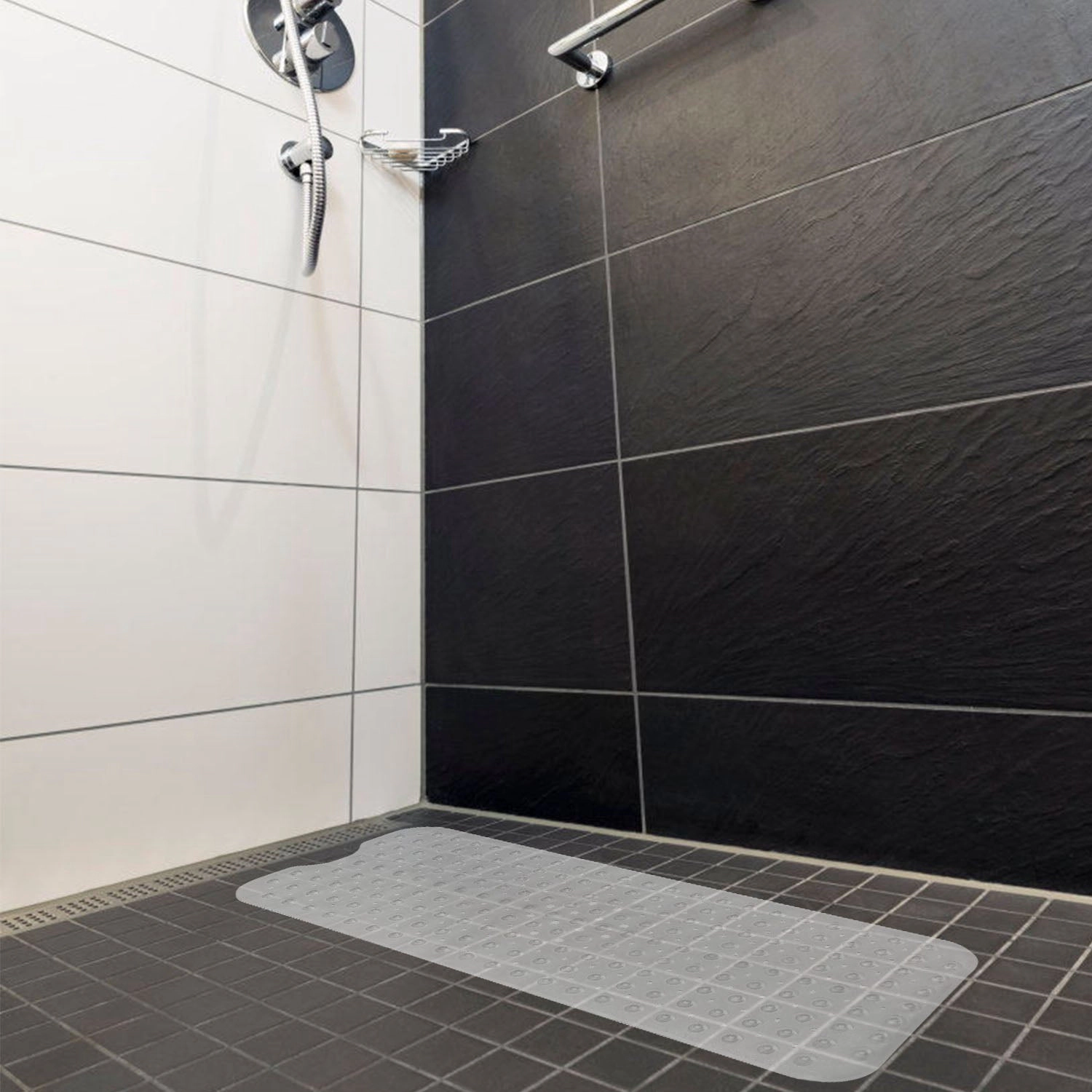 GBruno Non-Slip Massage Bath Tub Mat With Suction Cups