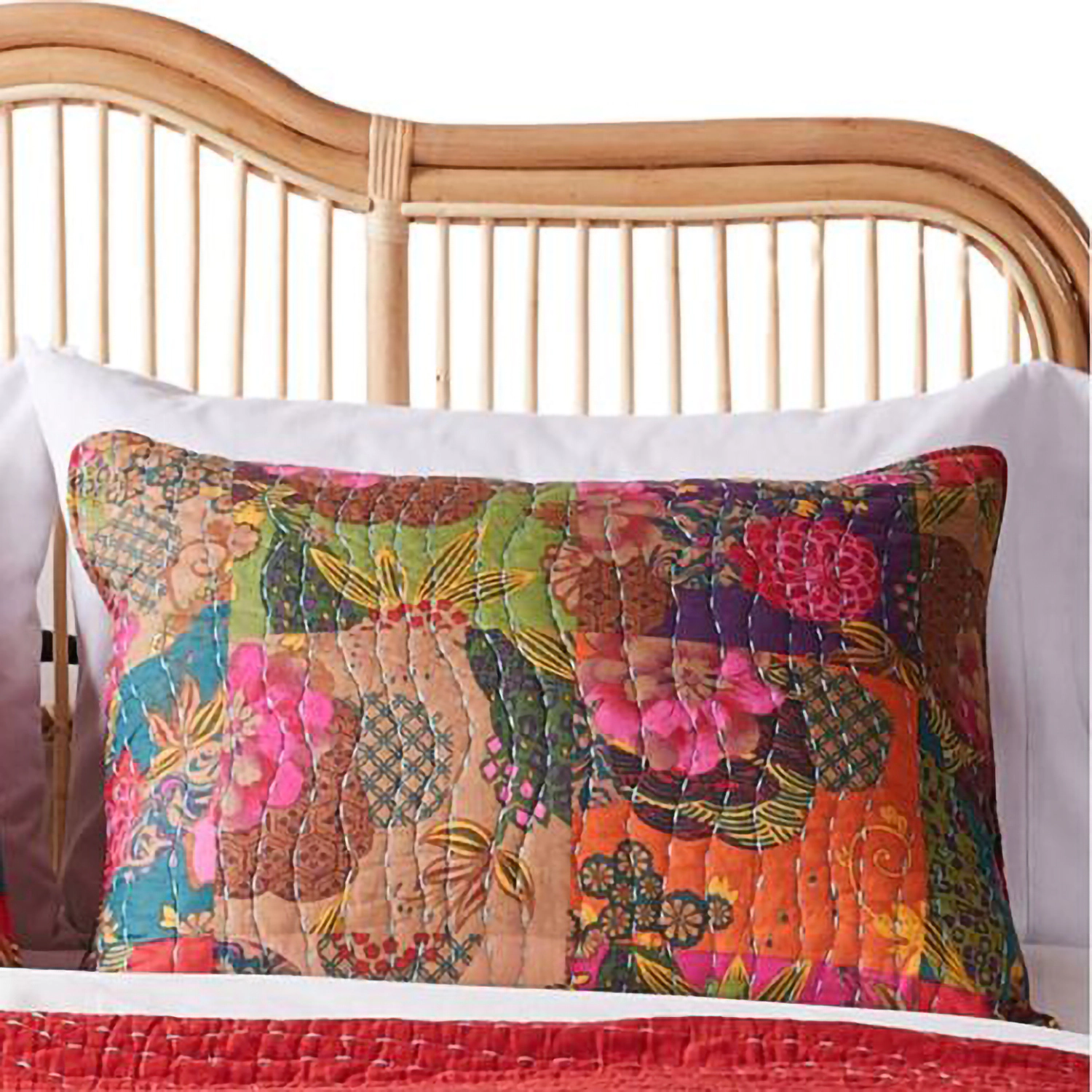 Greenland Home Fashion Jewel Sham - Standard 20x26", Multi