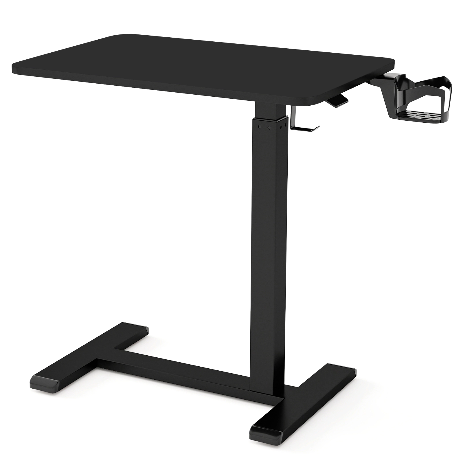 SlickBlue Adjustable Height Rolling Standing Desk with Laptop Table