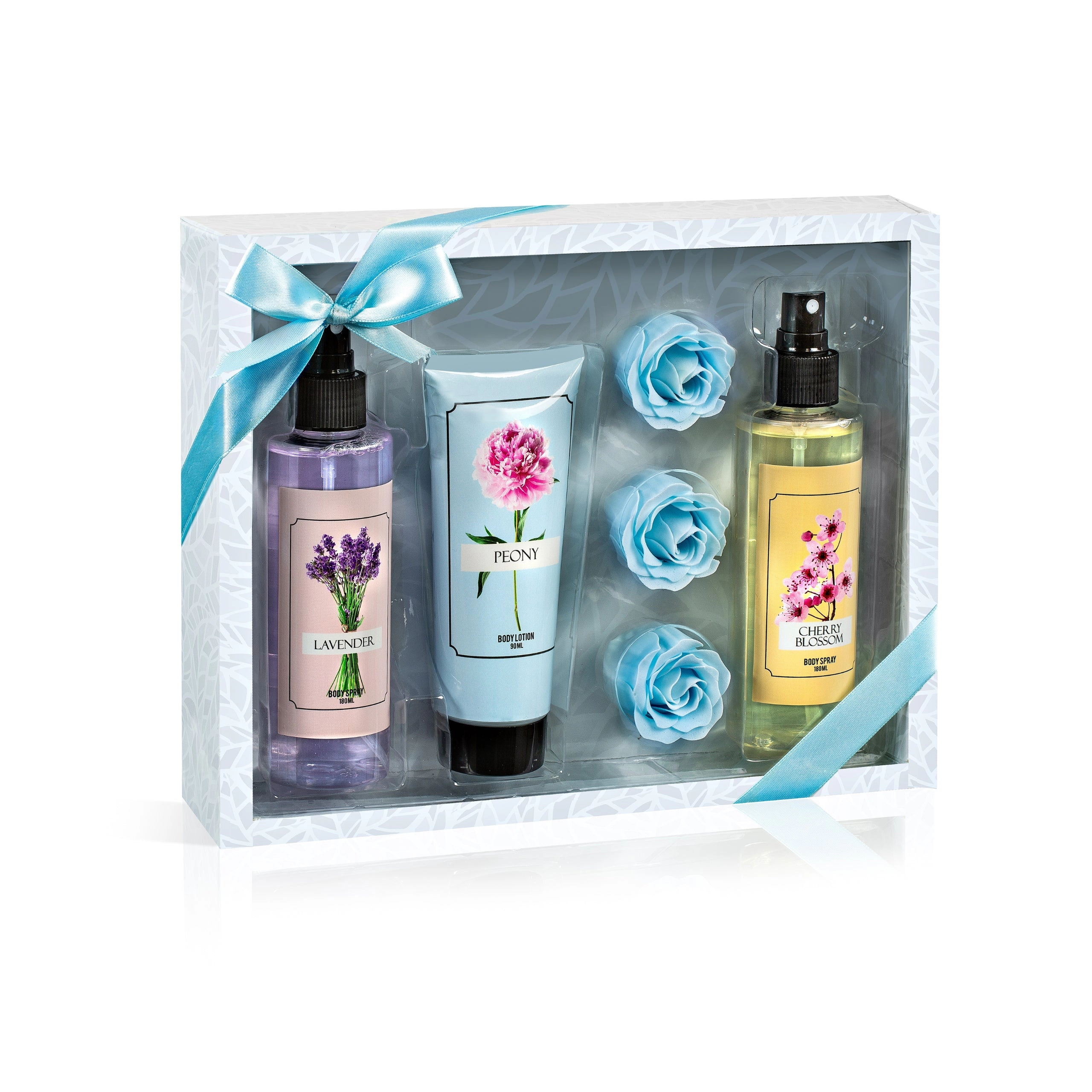 Freida & Joe Lavender, Peony & Cherry Blossom 6-Piece Body Mist and Lotion Set