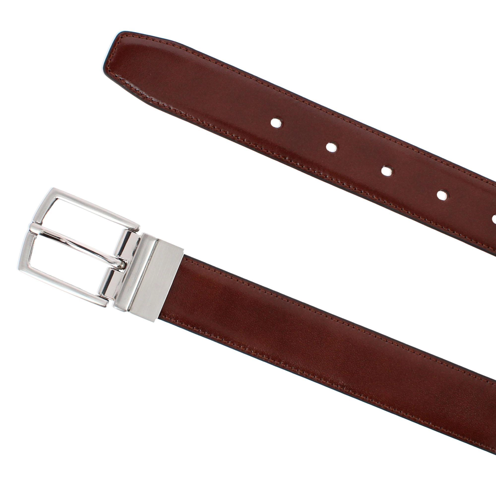 Tallia Boy's 30mm Smooth Leather Reversible Belt