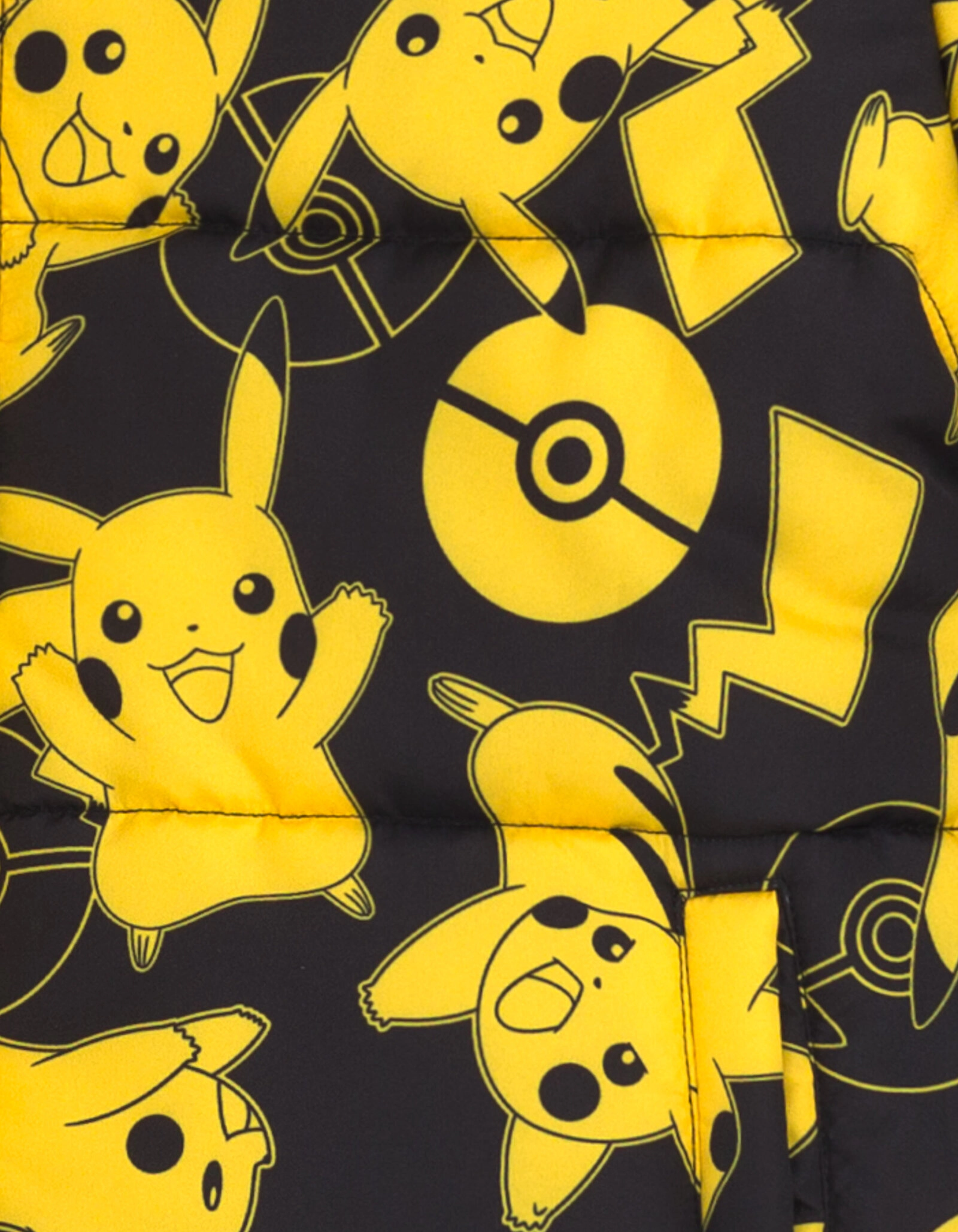 Pokemon Pikachu Boys' Hooded Puffer Coat