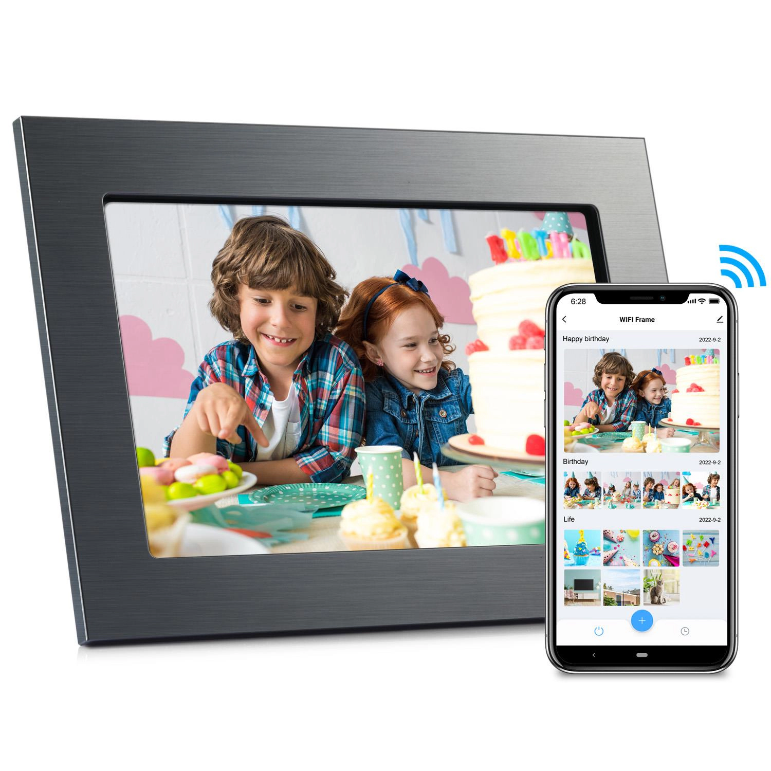 Eco4life 10.1" WiFi Digital Picture Frame Instant Photo Share
