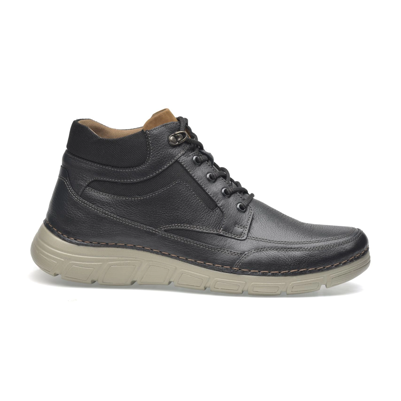 Pazstor Men's Leather Casual Boots - Rock