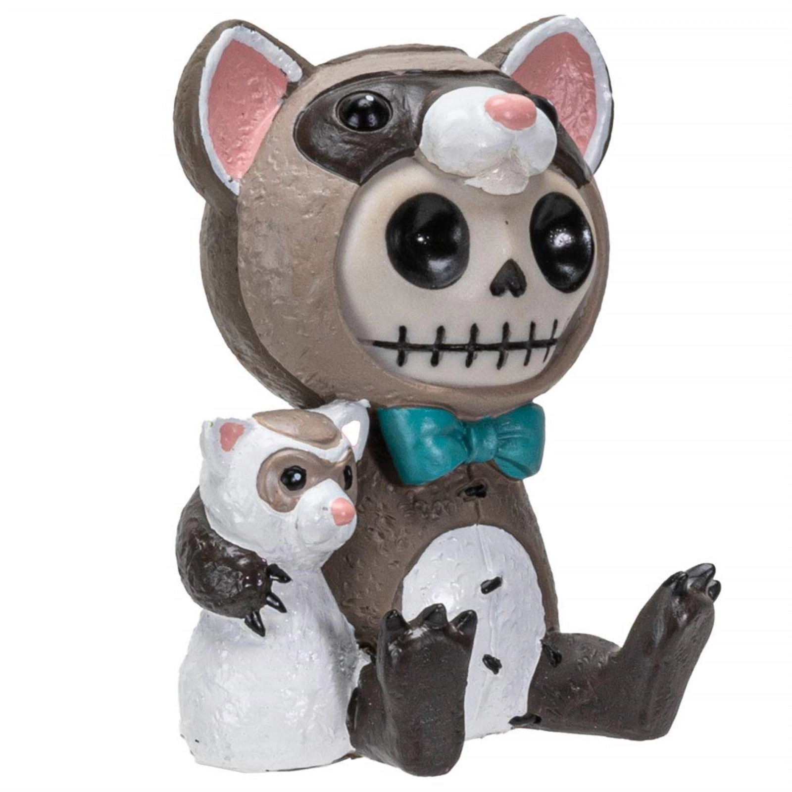 Pacific Giftware Furrybones Ferris Skeleton in Ferret Costume Figurine 3 inch