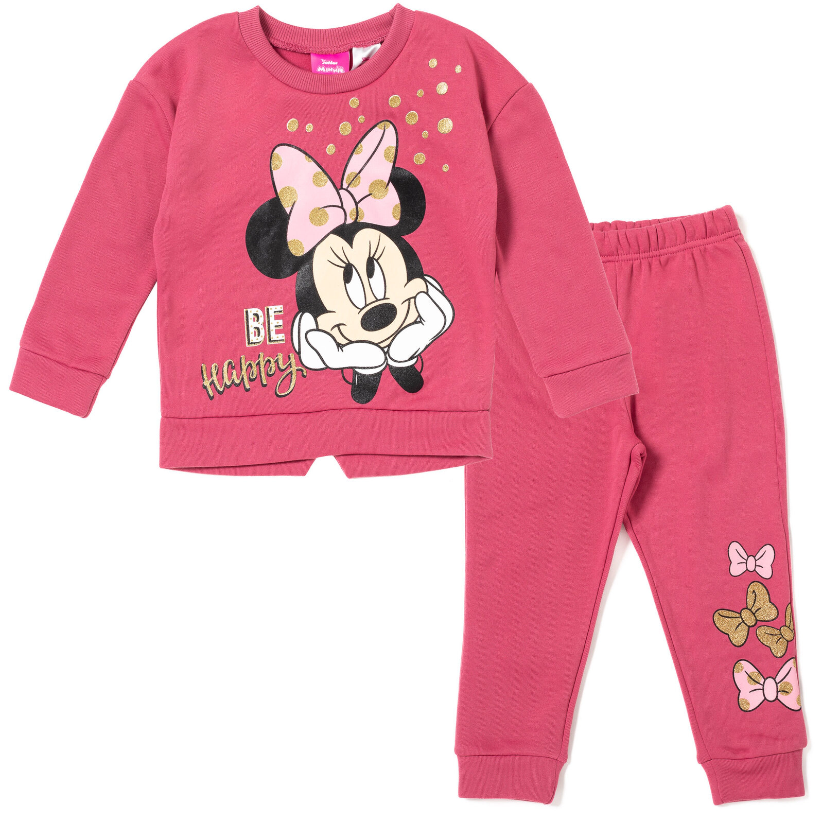 Disney Mickey Mouse & Friends Girls' 2-Piece Fleece Sweatshirt and Pants Set