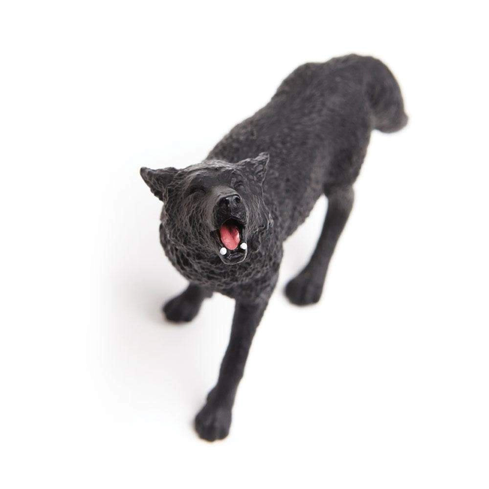 Safari Ltd. - Black Wolf Kids Toy Figure