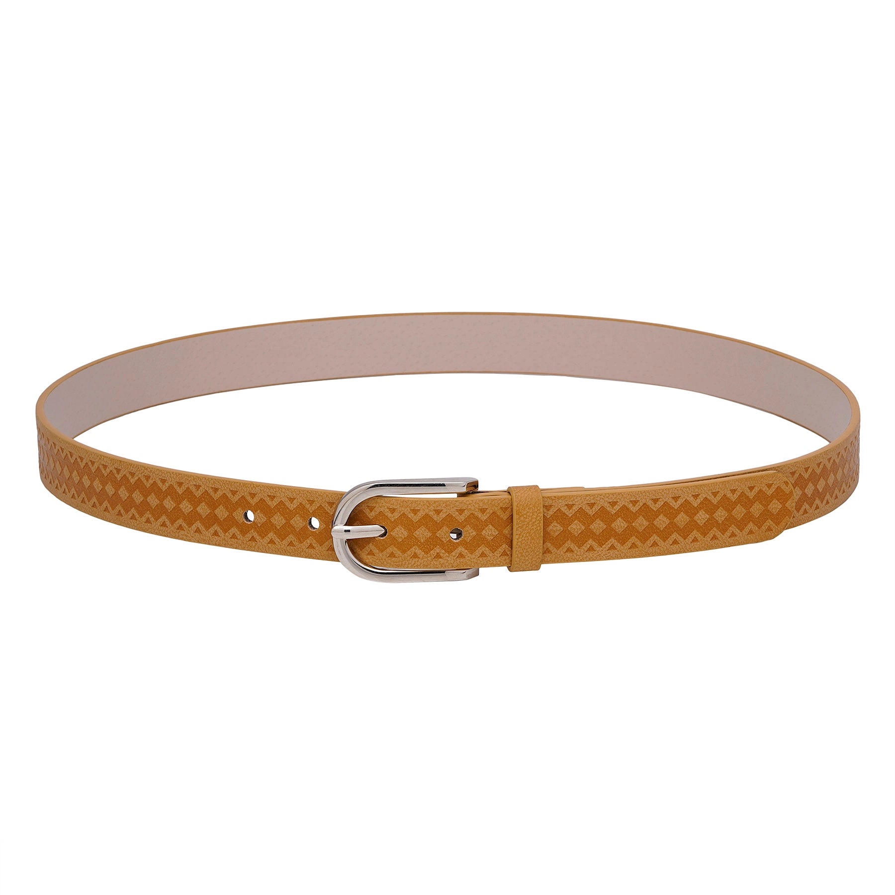 AGP PARIS Yellow Slim Women's Belt