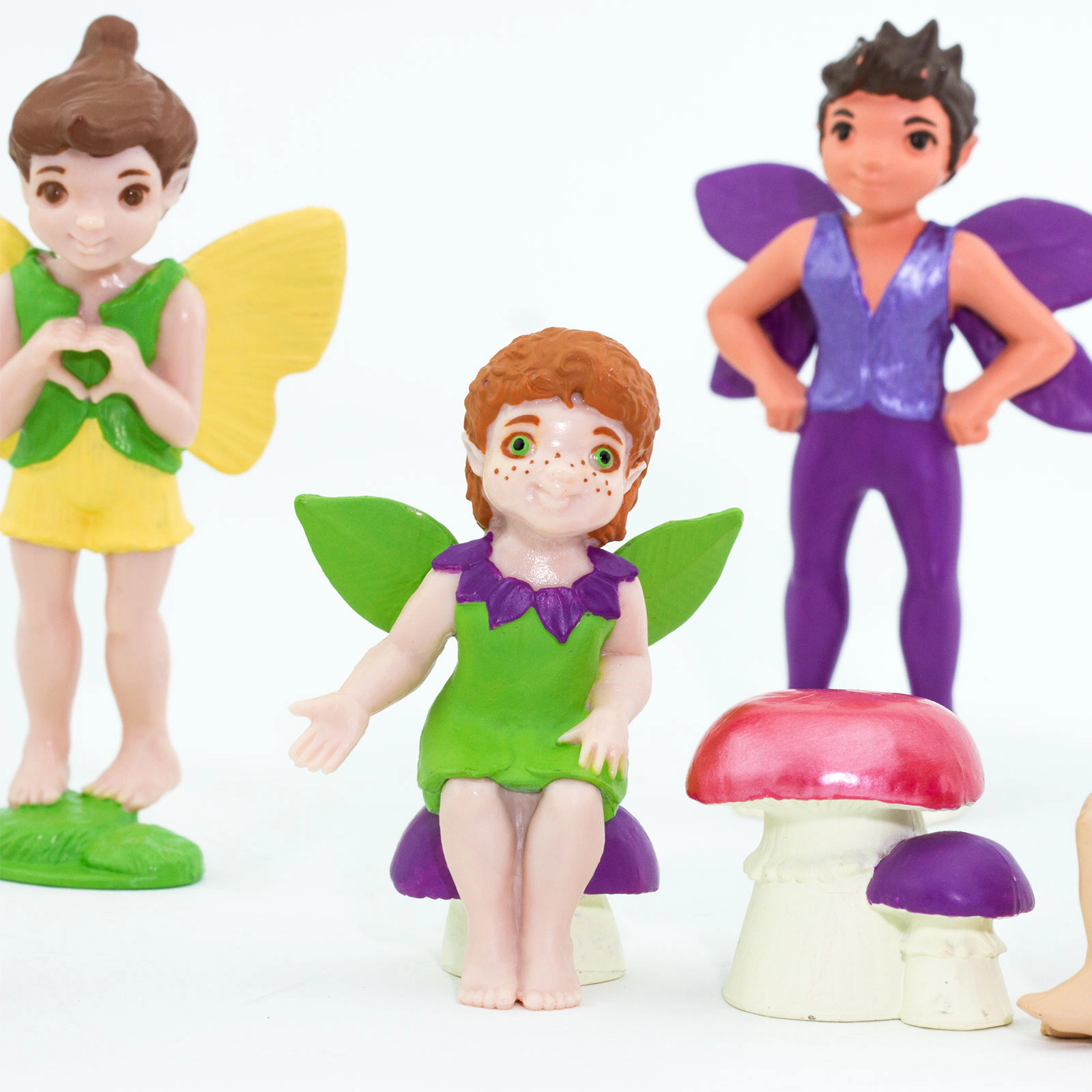 Safari Ltd. - Friendly Fairies Super TOOB - contains 12 Mini Figurines