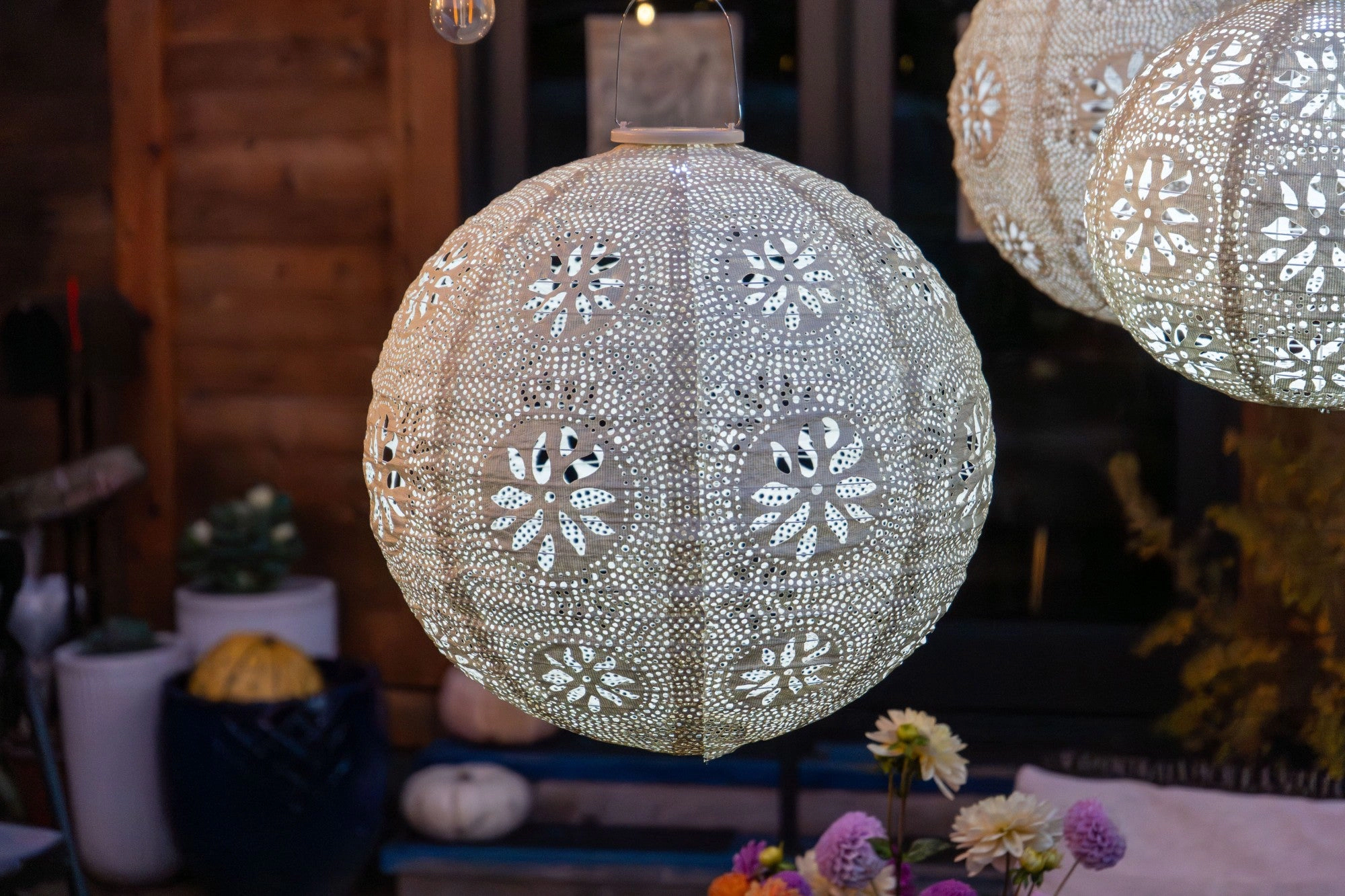 Allsop Home & Garden Stella Luxe Globe LED Lantern (Battery Powered)