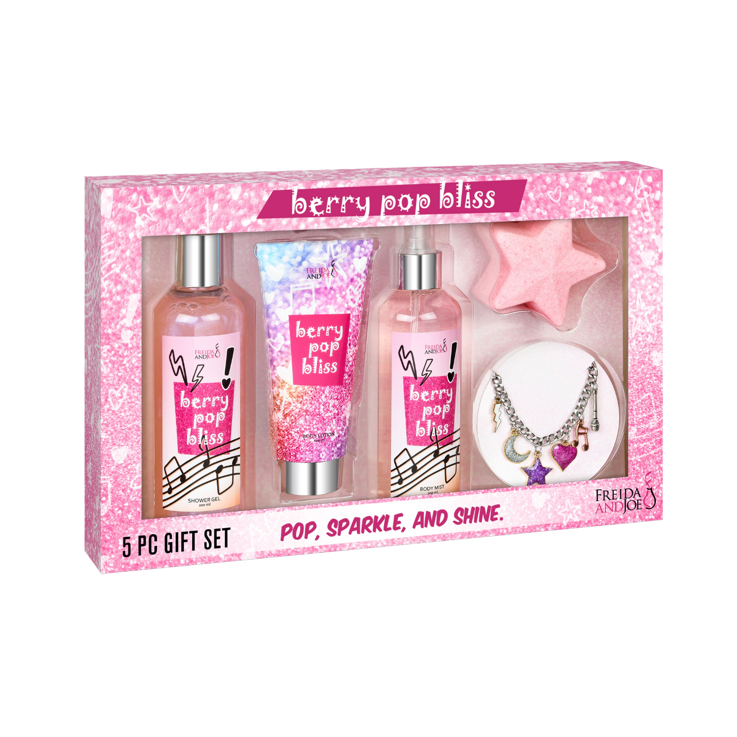 Freida and Joe  Women Berry Pop Bliss Teen Spa Gift Set