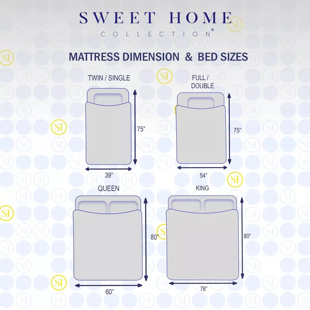 Sweet Home Collection Solid Flannel Fitted Sheet with Built Straps