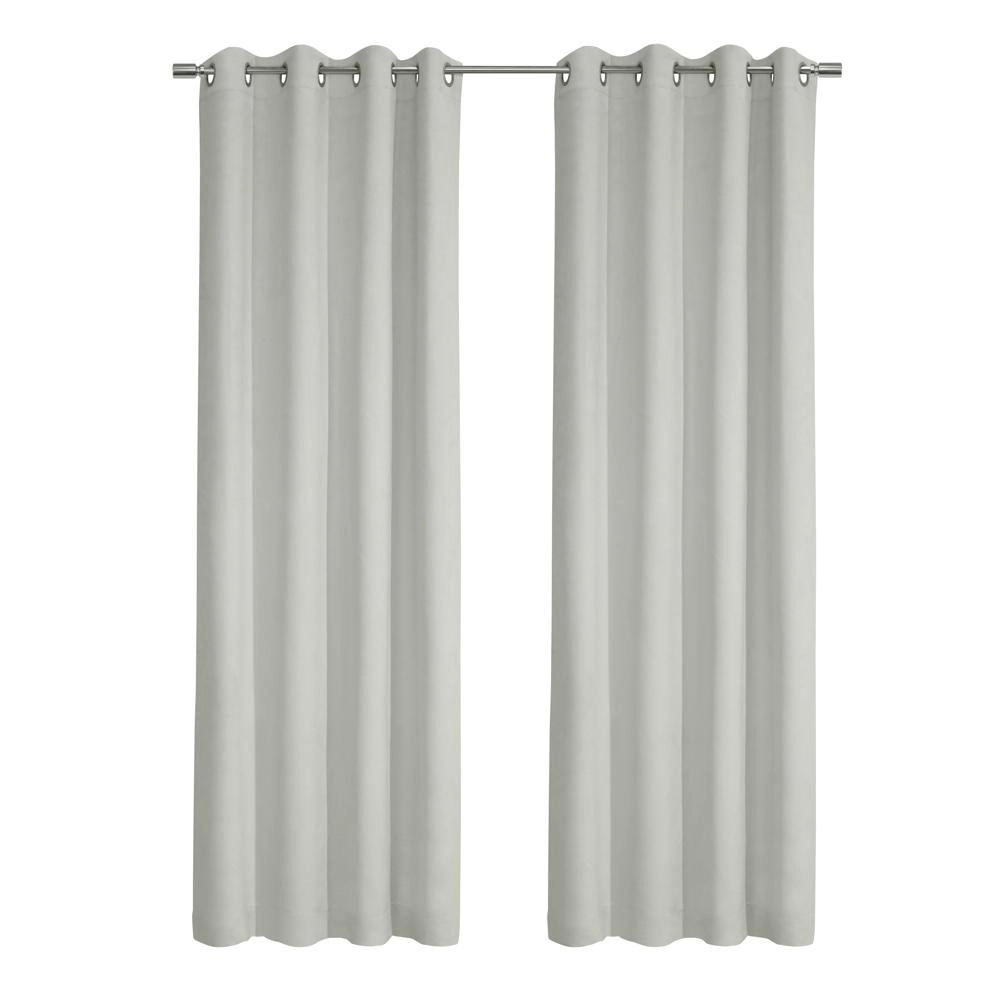 Thermaplus Navar Blackout Window Treatment Grommet Curtain Panel for Bedroom Livingroom 54" x 95" White