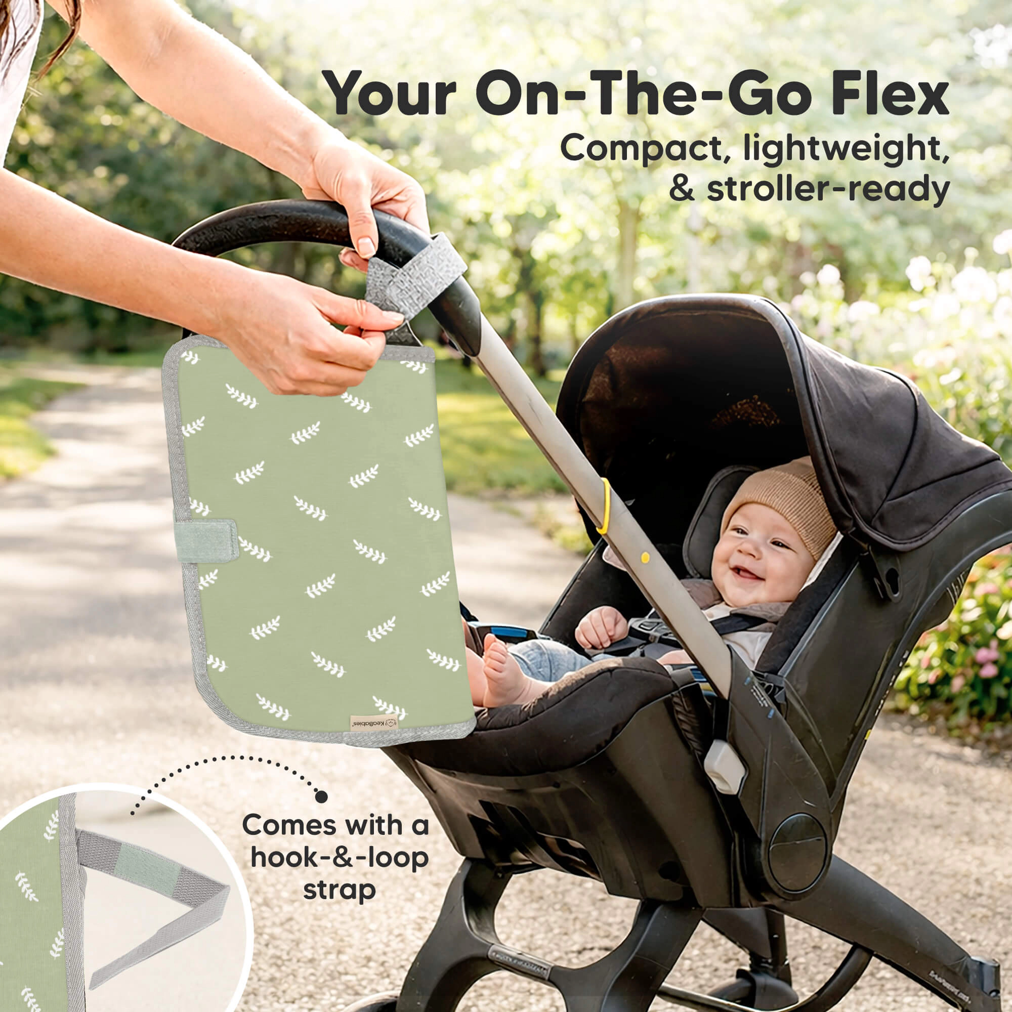 KeaBabies Flex Diaper Changing Pad for Baby Girls and Boys