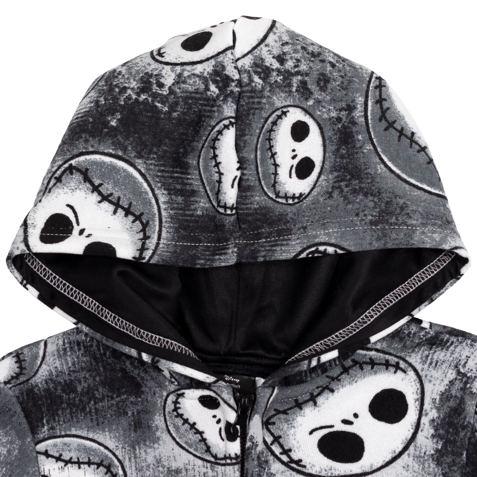 Disney Nightmare Before Christmas Jack Skellington Boys' Fleece Zip-Up Hoodie