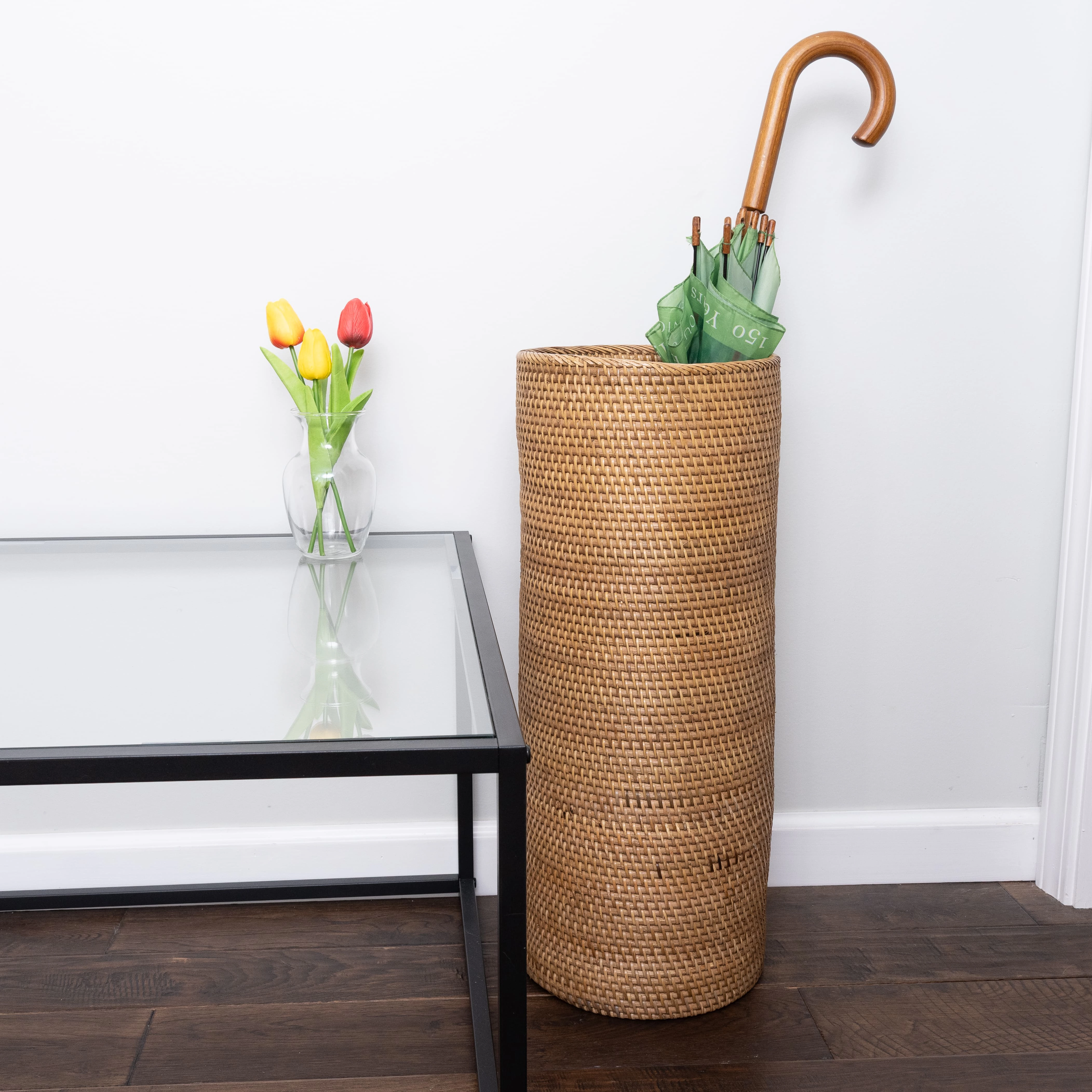 Saboga Home™ Round Umbrella Basket