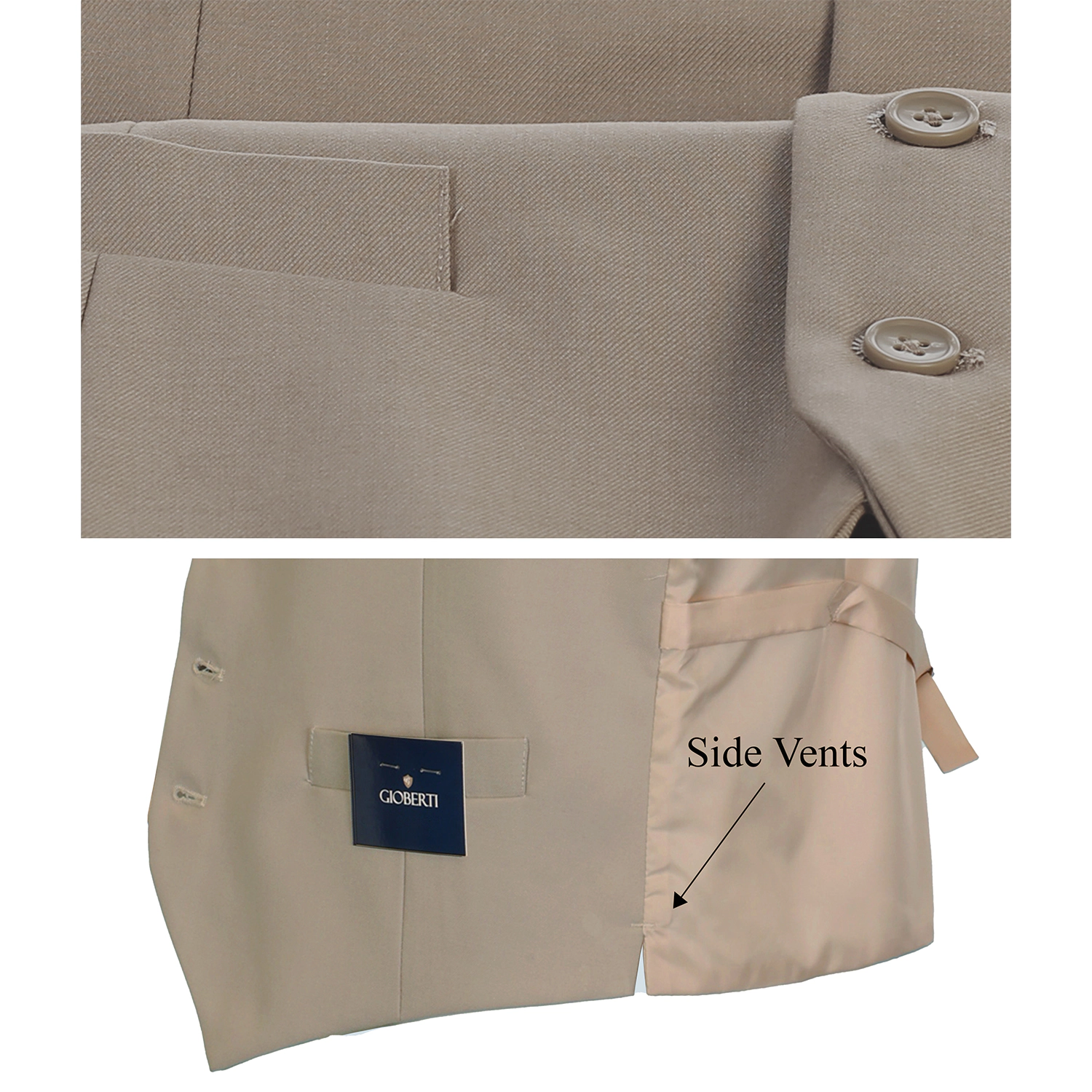 Gioberti Men's Formal Suit Vest