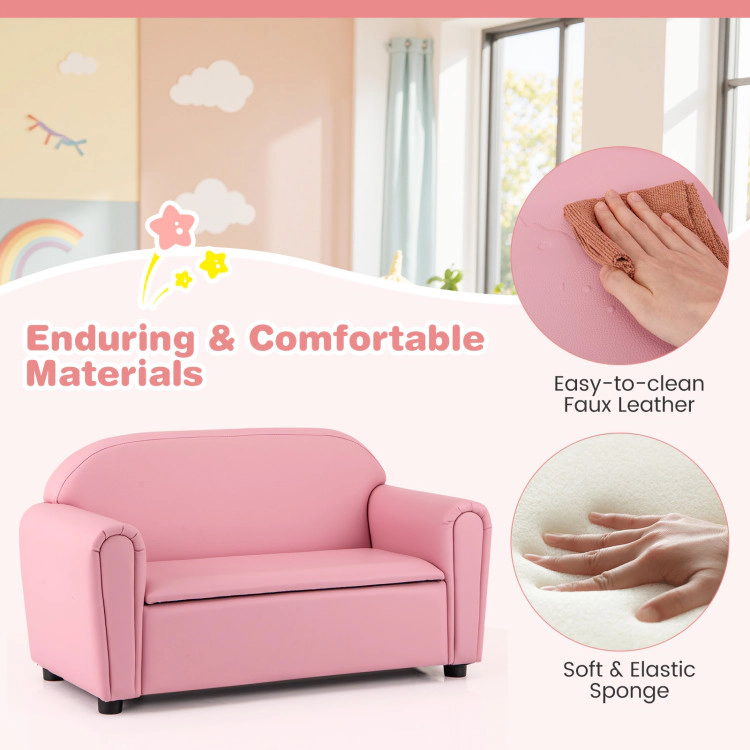 Hivvago Kids Sofa Armrest Chair With Storage Function