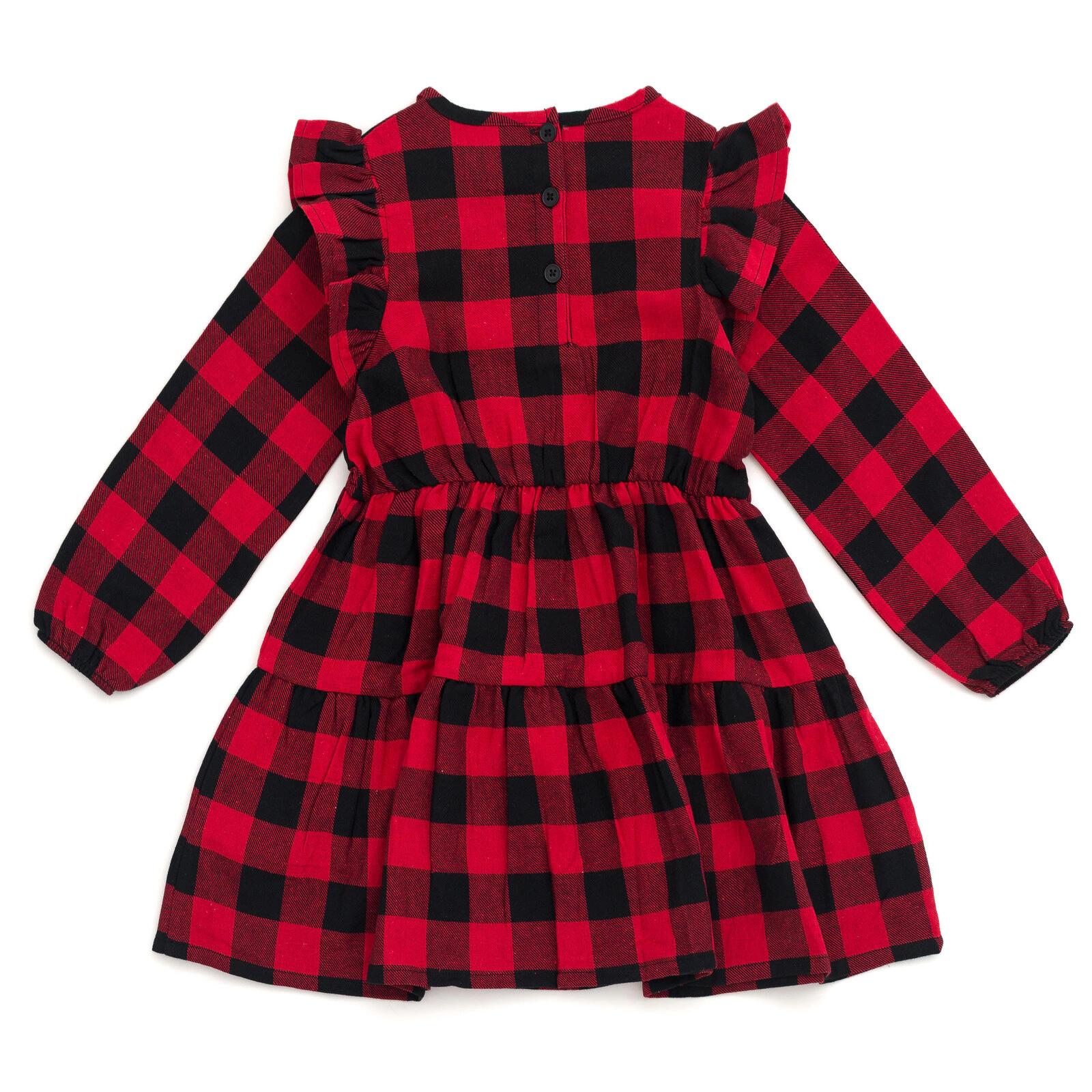 Disney Minnie Mouse Girls' Holiday Long Sleeve Dress
