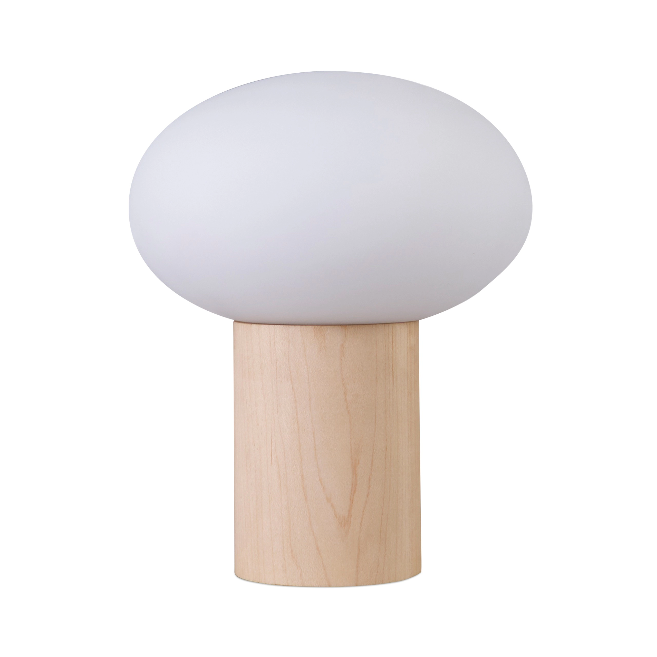 Brightech Ivy Glass Wood Desk Lamp