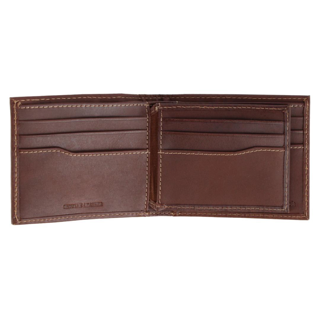 Columbia Men's Leather RFID Extra Capacity Bifold Wallet