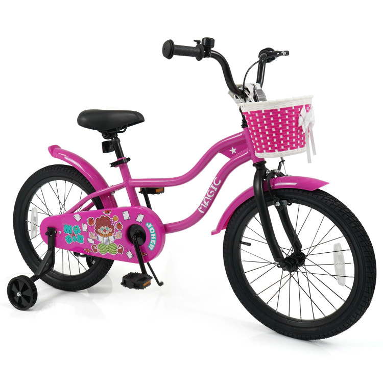Hivvago Kids Bike with Training Wheels for Aged 3-4 Years Old