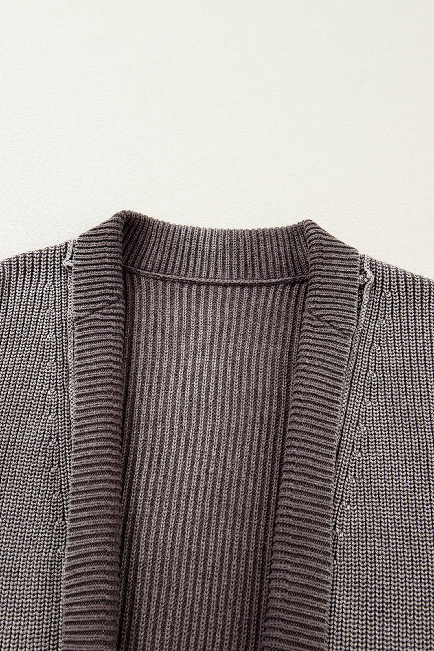 Threaded Pear Women's Sunny Patchwork Knit Open Sweater