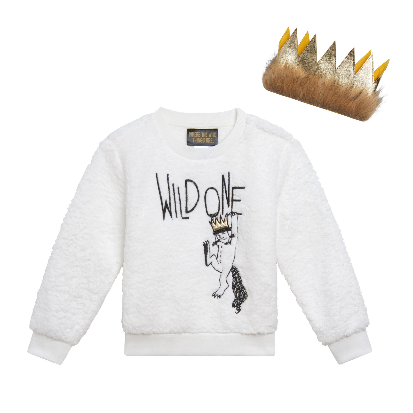 Warner Bros. Where the Wild Things Are Max Cosplay Sweatshirt and Crown Set