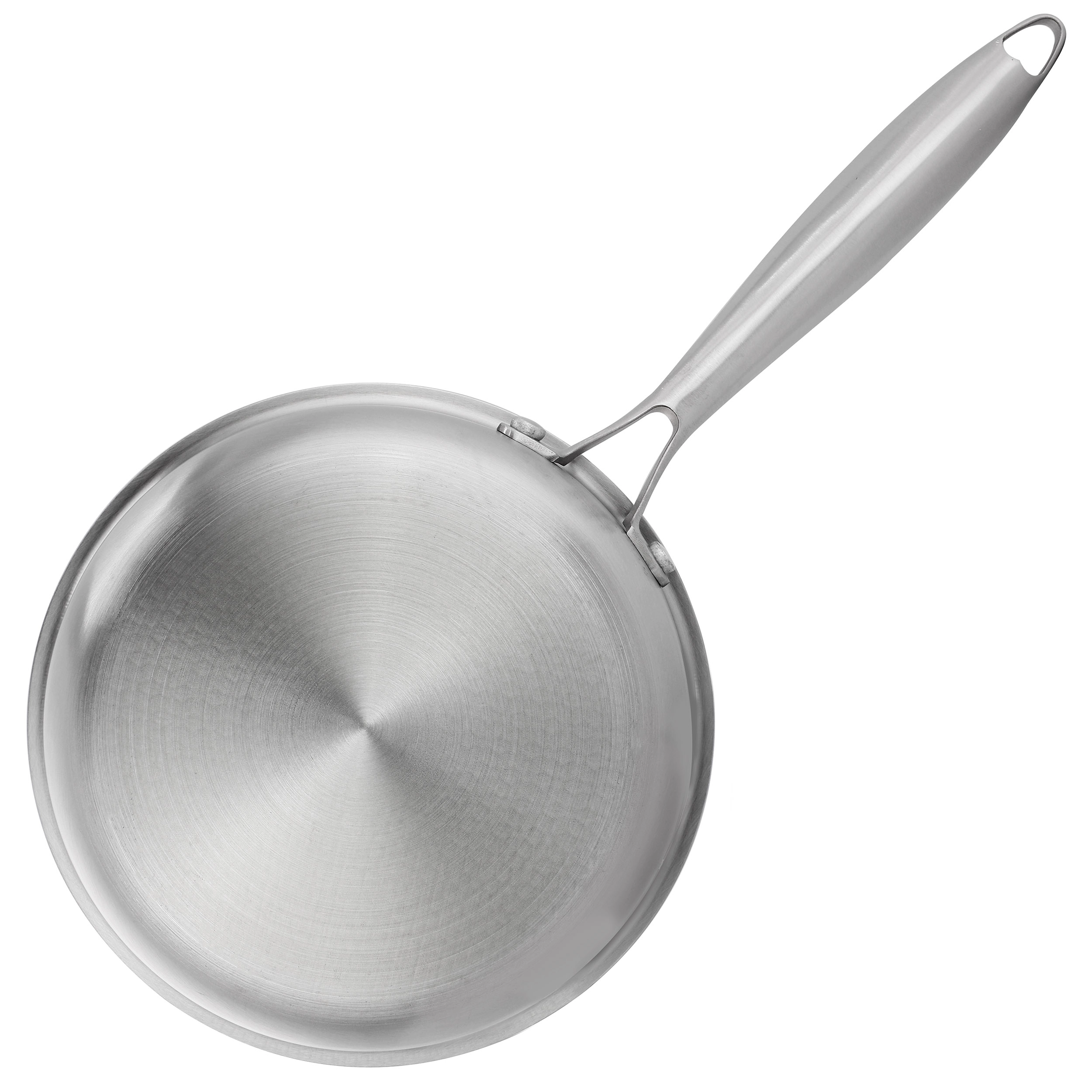 Gibson Home Elsenborn 8in Hybrid Nonstick Stainless Steel Frying Pan in Silver