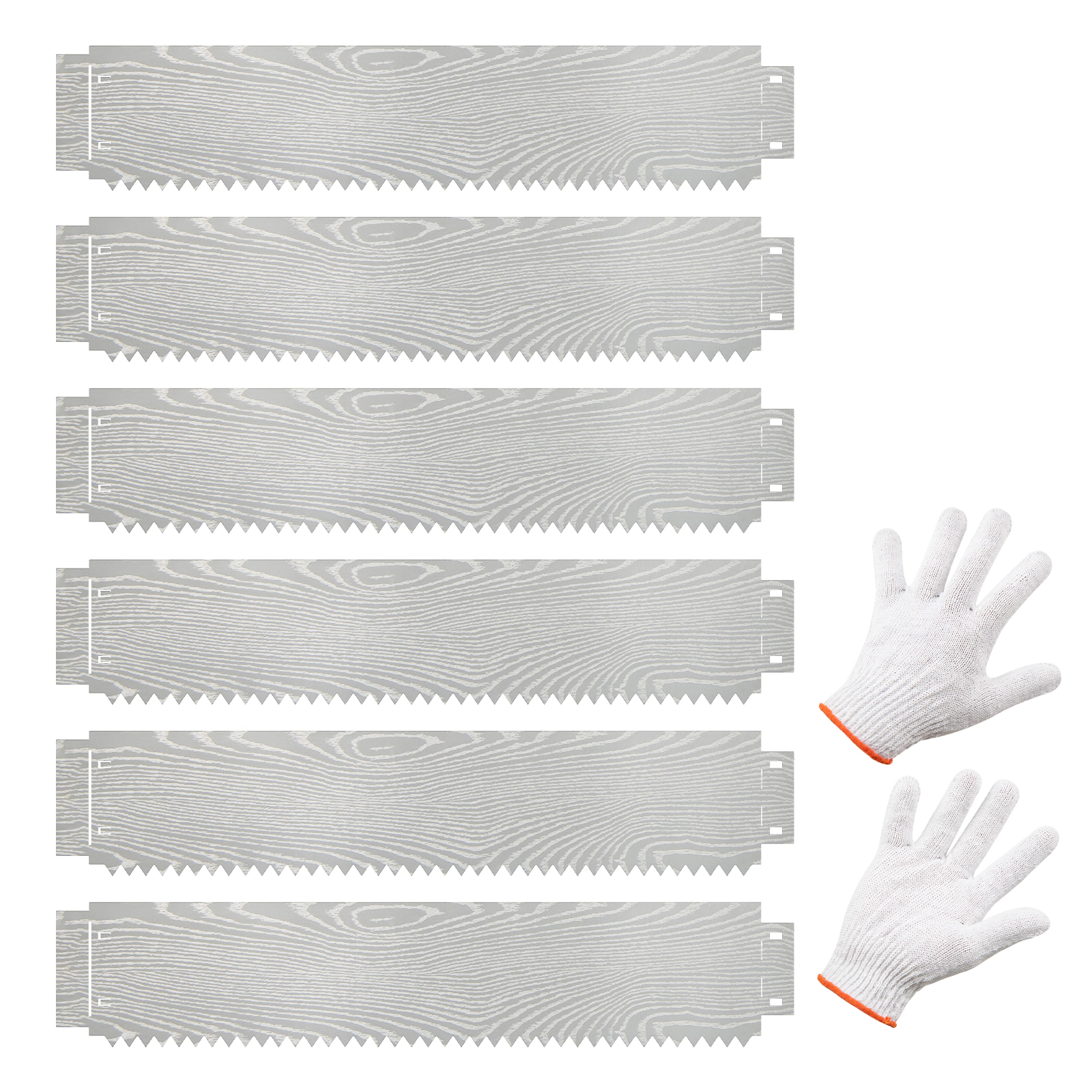 LJG 6-Pack 20 FT Galvanized Metal Landscape Edging for Lawn（Patented）