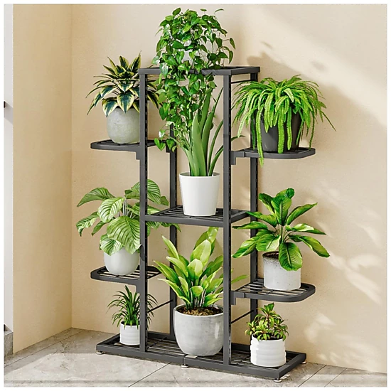 BebreezChic Plant Stand Multiple Flower Rack Holder 5 Tier Plants Shelf ...