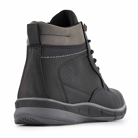 NEW FERRATO men\'s ankle boot in black elevator-boots-mens-ferrato-  main image 2