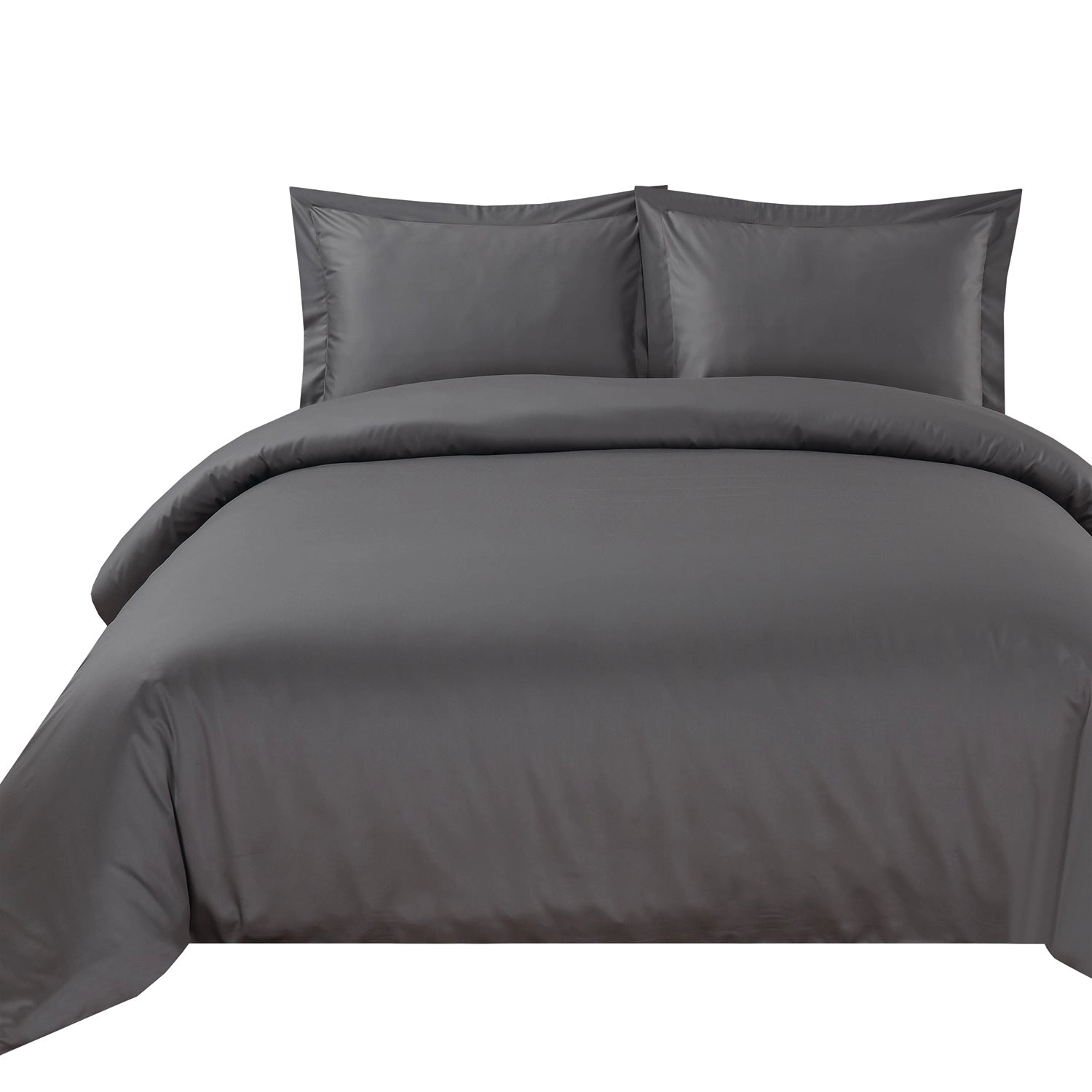 Egyptian Linens Cool and Crisp Percale Cotton Duvet Cover Set Made USA
