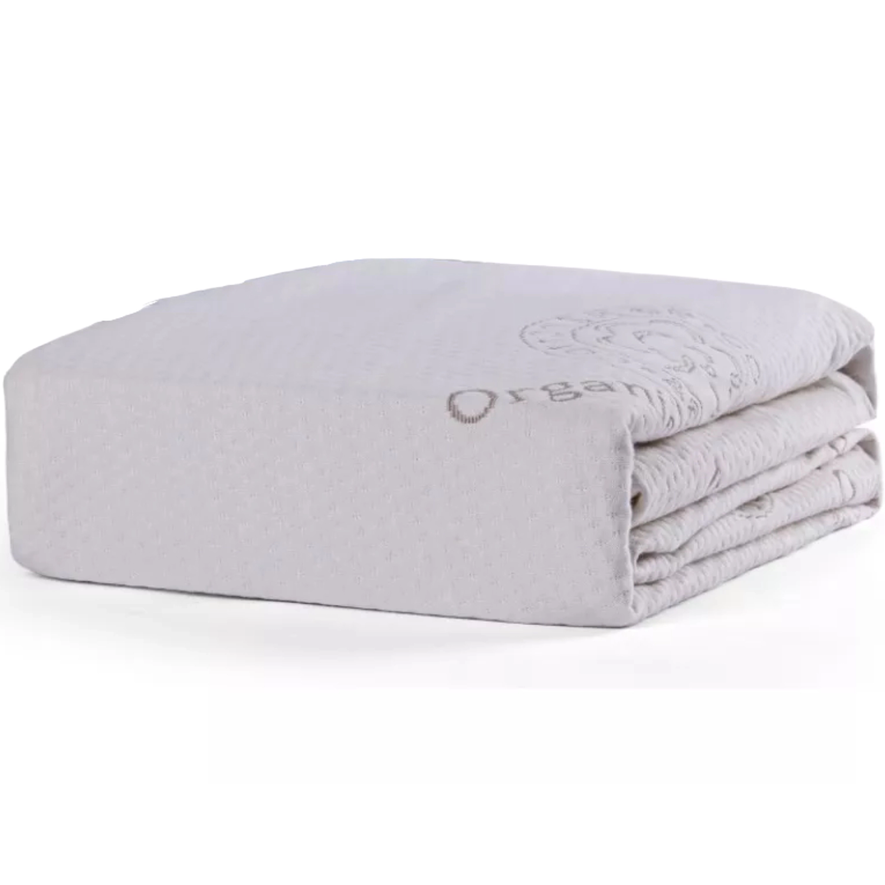 Comfety Organic Mattress Protector, 100% Waterproof Hypoallergenic Breathable Cotton Cover Ultra Soft Mattress Pad Cover