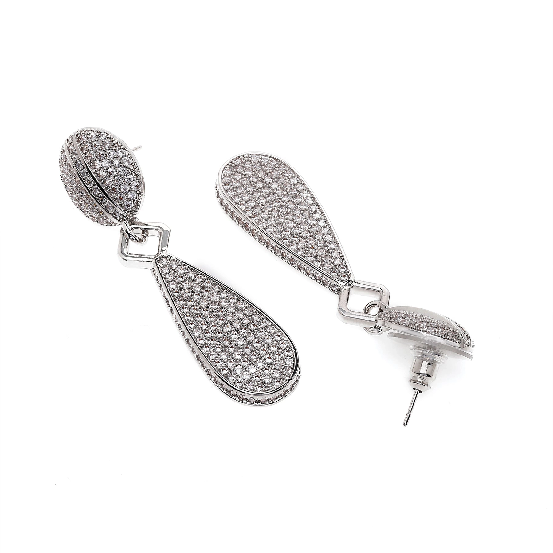 AGP PARIS Womens Elegant Tear Drop Earrings